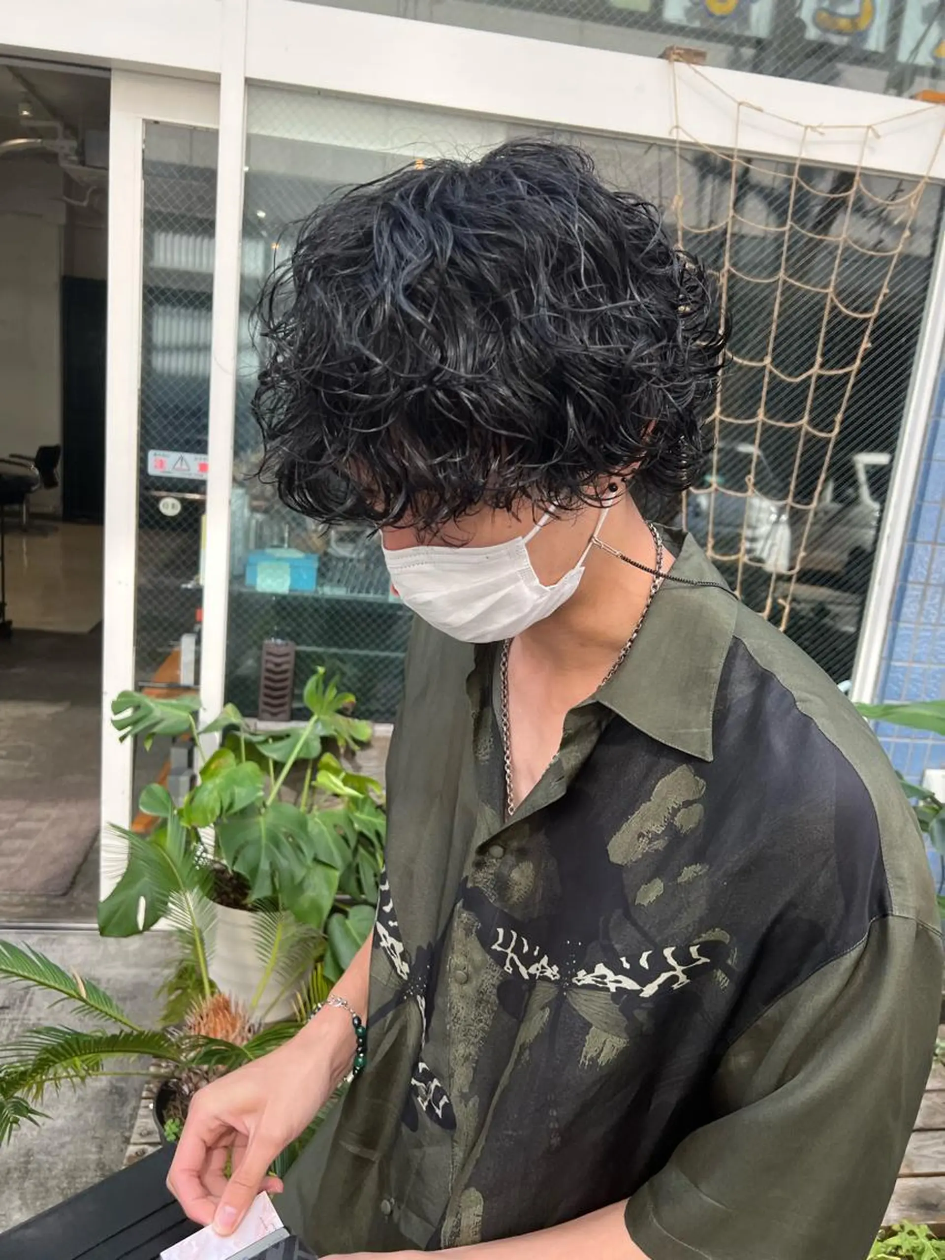 ミディアム ミディアムパーマ カット パーマ バレイヤージュ職人 🔥代表YU-SHIのヘアスタイル