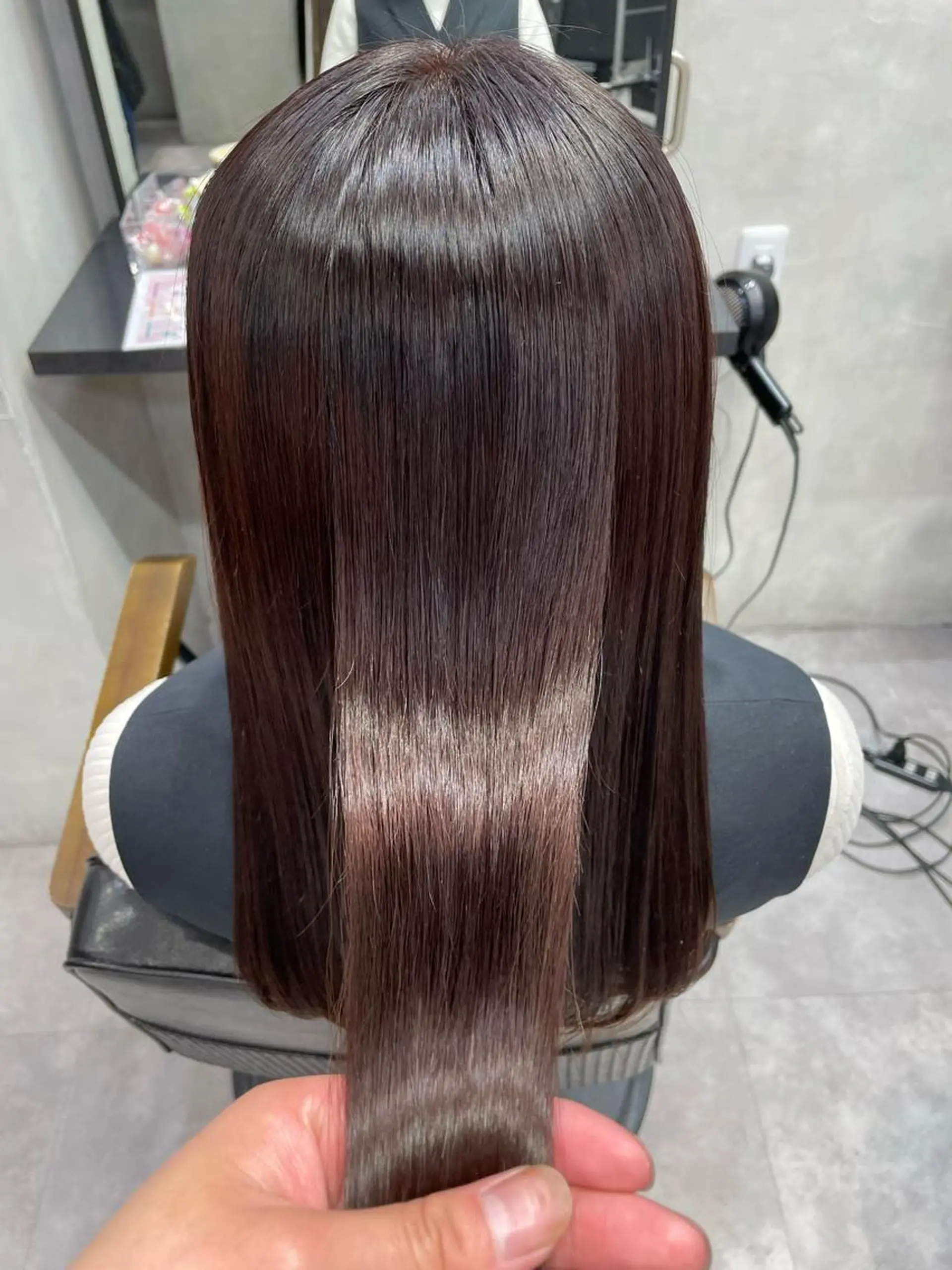 ロング 縮毛矯正 👑最高級エクステ 👑新宿/タイセイのヘアスタイル