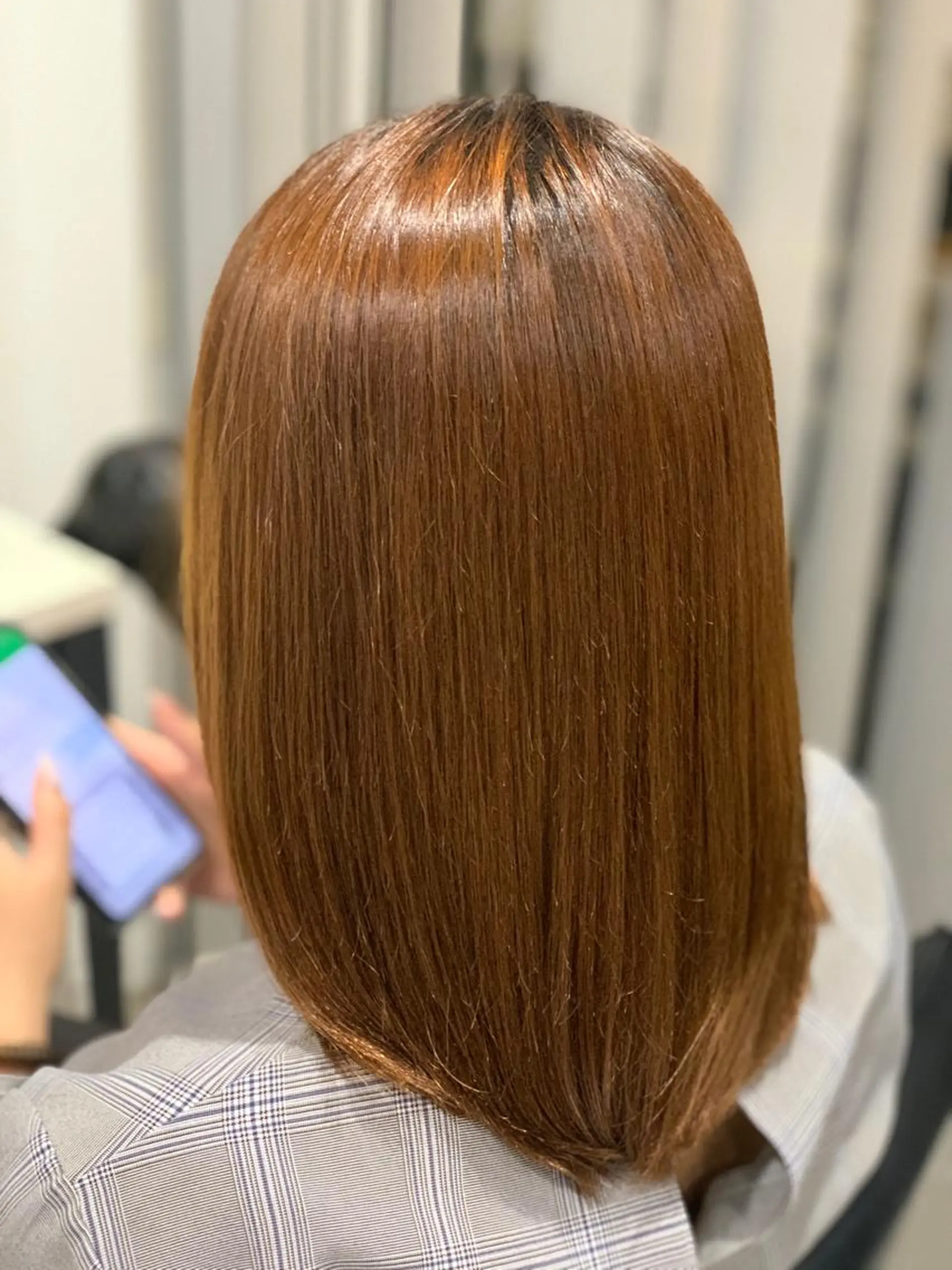 ミディアム 【くせ毛さんのお悩み 解決🍀】栗橋のヘアスタイル