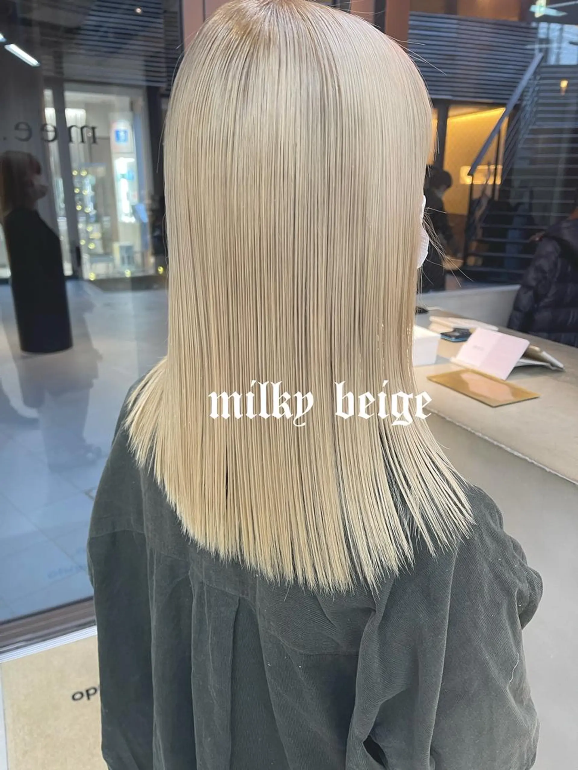 セミロング カラー ブリーチ mee.urawa所属・似合わせショート×透 明感/やじまたかしのヘアスタイル