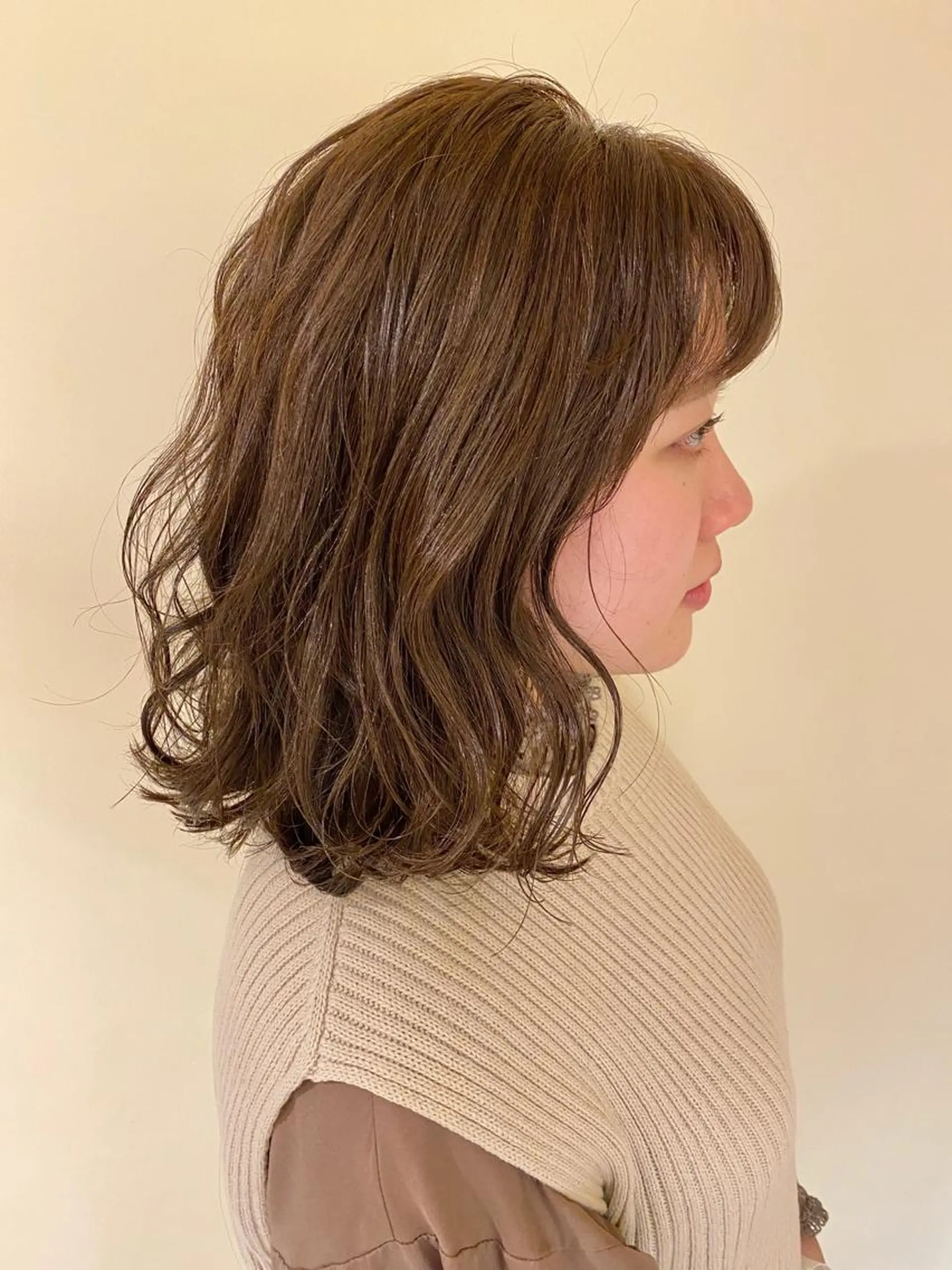 ミディアム カラー コマツリサ ROCCO eastのヘアスタイル