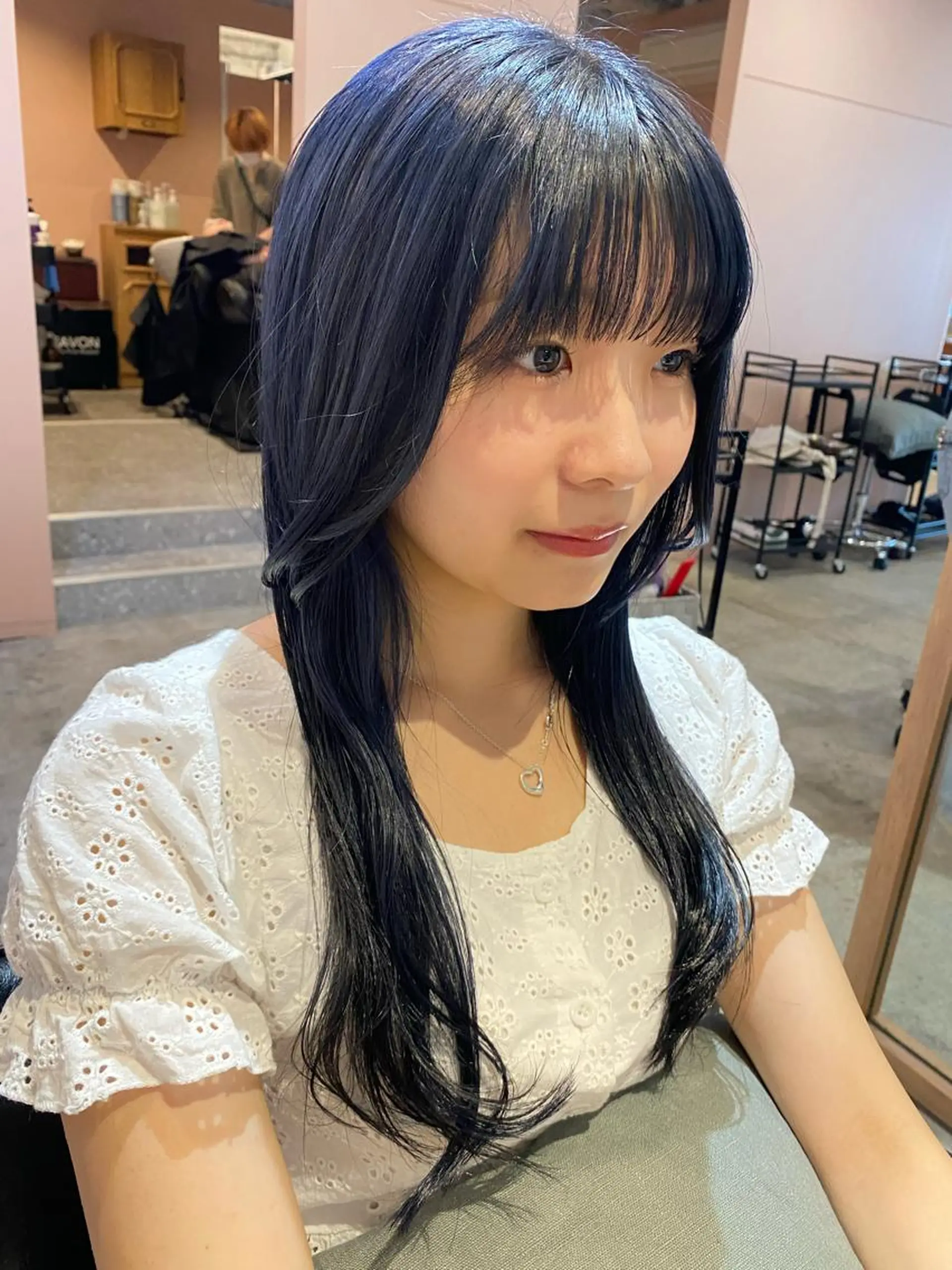 ロング カラー カット ヘアカラー トリートメント Hayashi Shioriのヘアスタイル