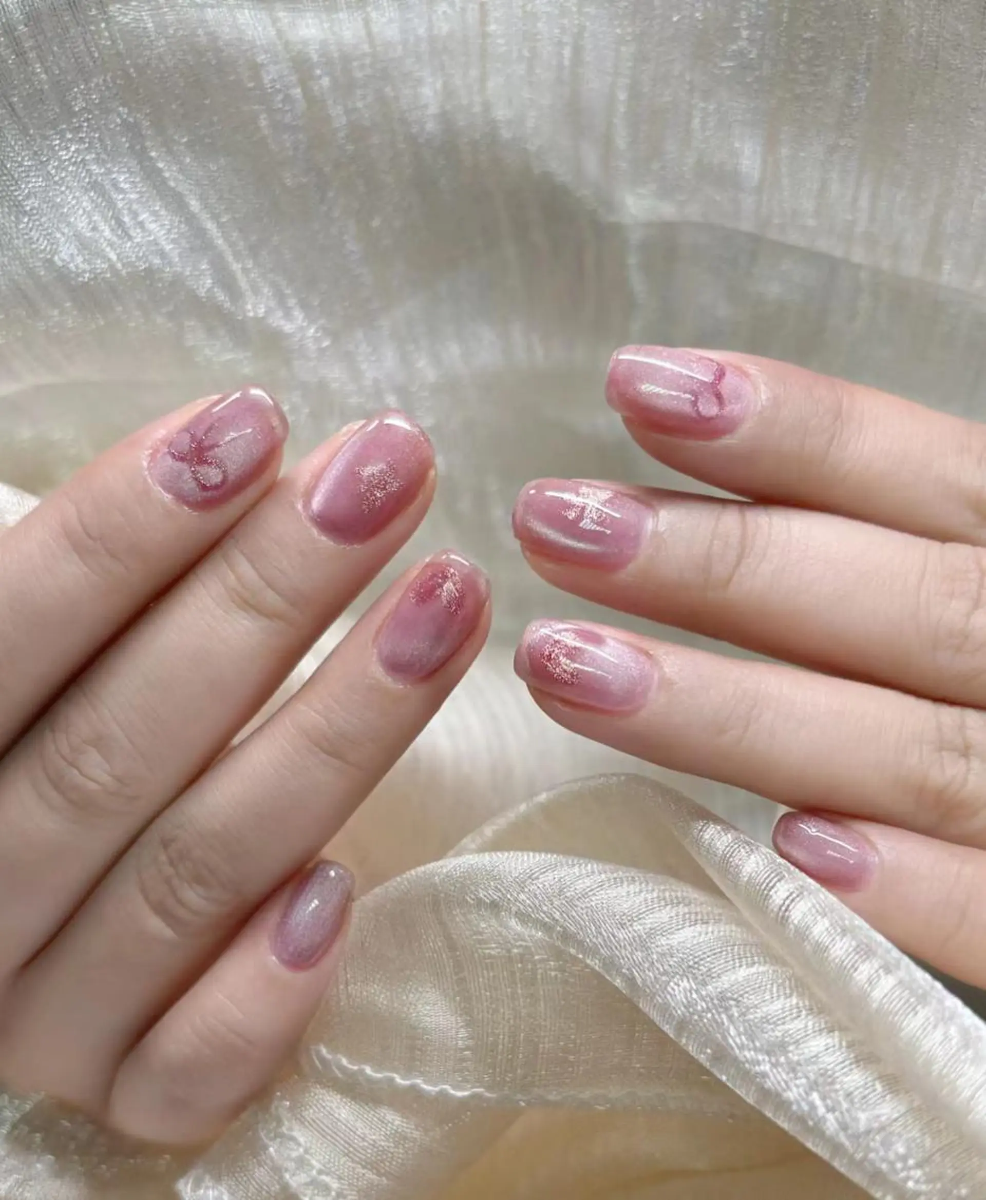 ネイル RAFFINE haru🦋🩵のネイルデザイン