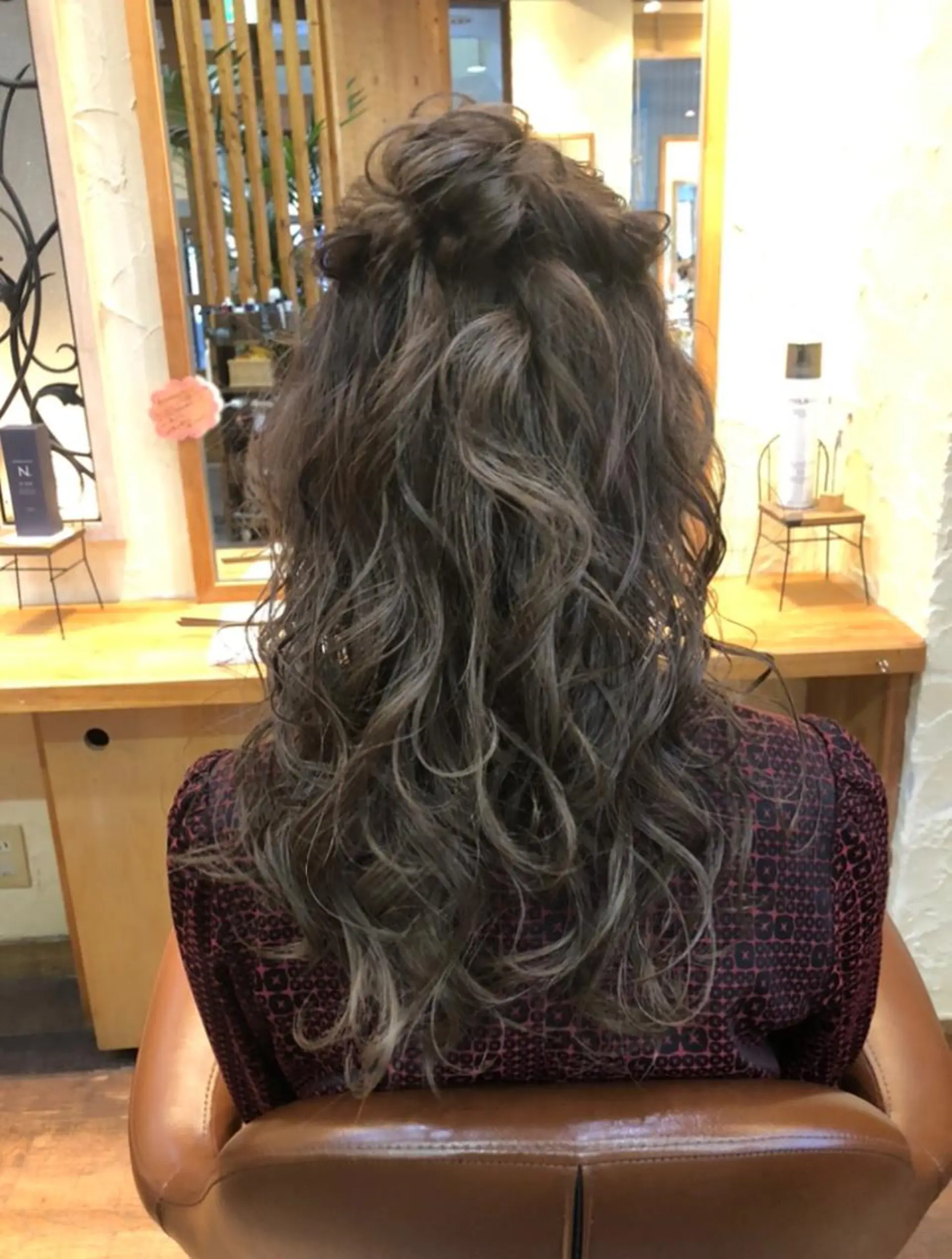 ロング ヘアアレンジ お団子ヘア ✨🌿大人可愛い愛さ れhair🌿✨松本のヘアスタイル