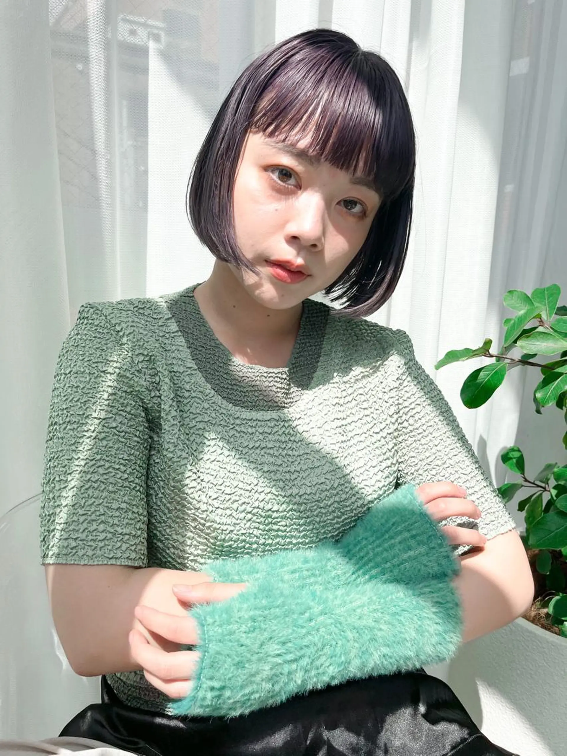 ミディアム カラー パーマ ヘアアレンジ メンズ ハイトーン/顔まわり Nina💒のヘアスタイル