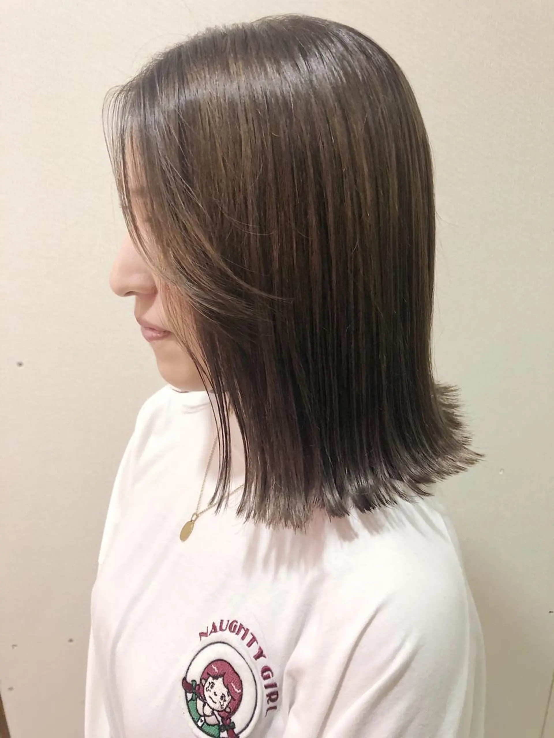 ミディアム カラー ケアブリーチ /髪質 改善/古橋圭史郎のヘアスタイル