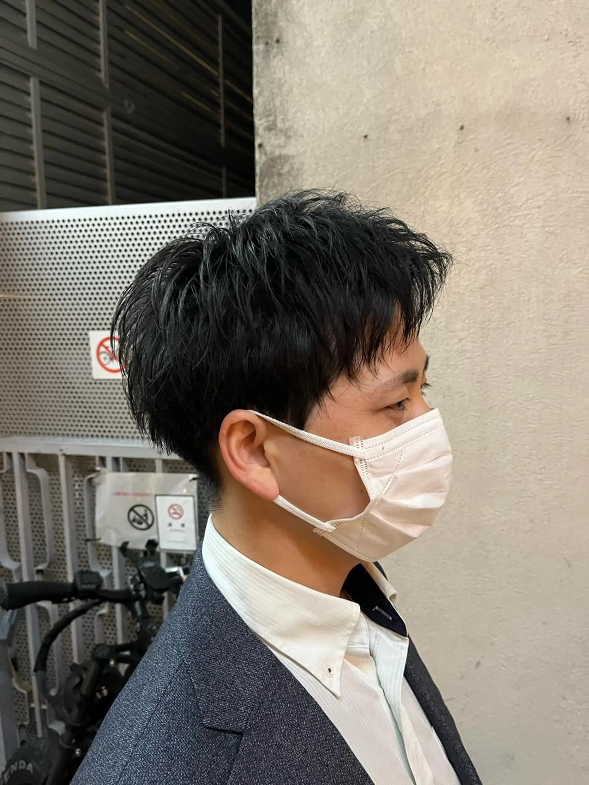 ショート メンズ カット パーマ トリートメント ヘアセット 🏆メンズヘア特化 🥇代表りんぺーのヘアスタイル