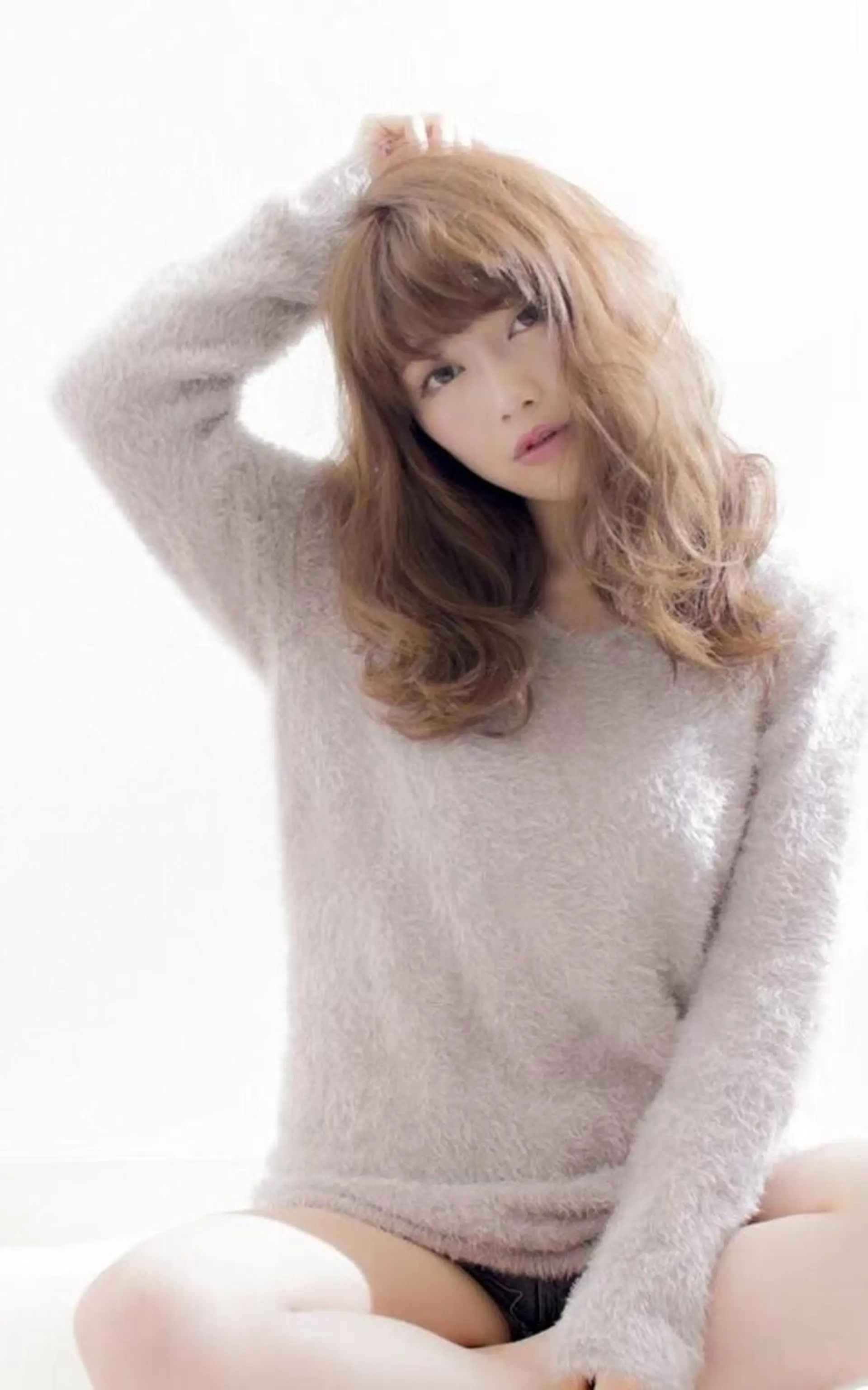 セミロング 大久保 結加のヘアスタイル