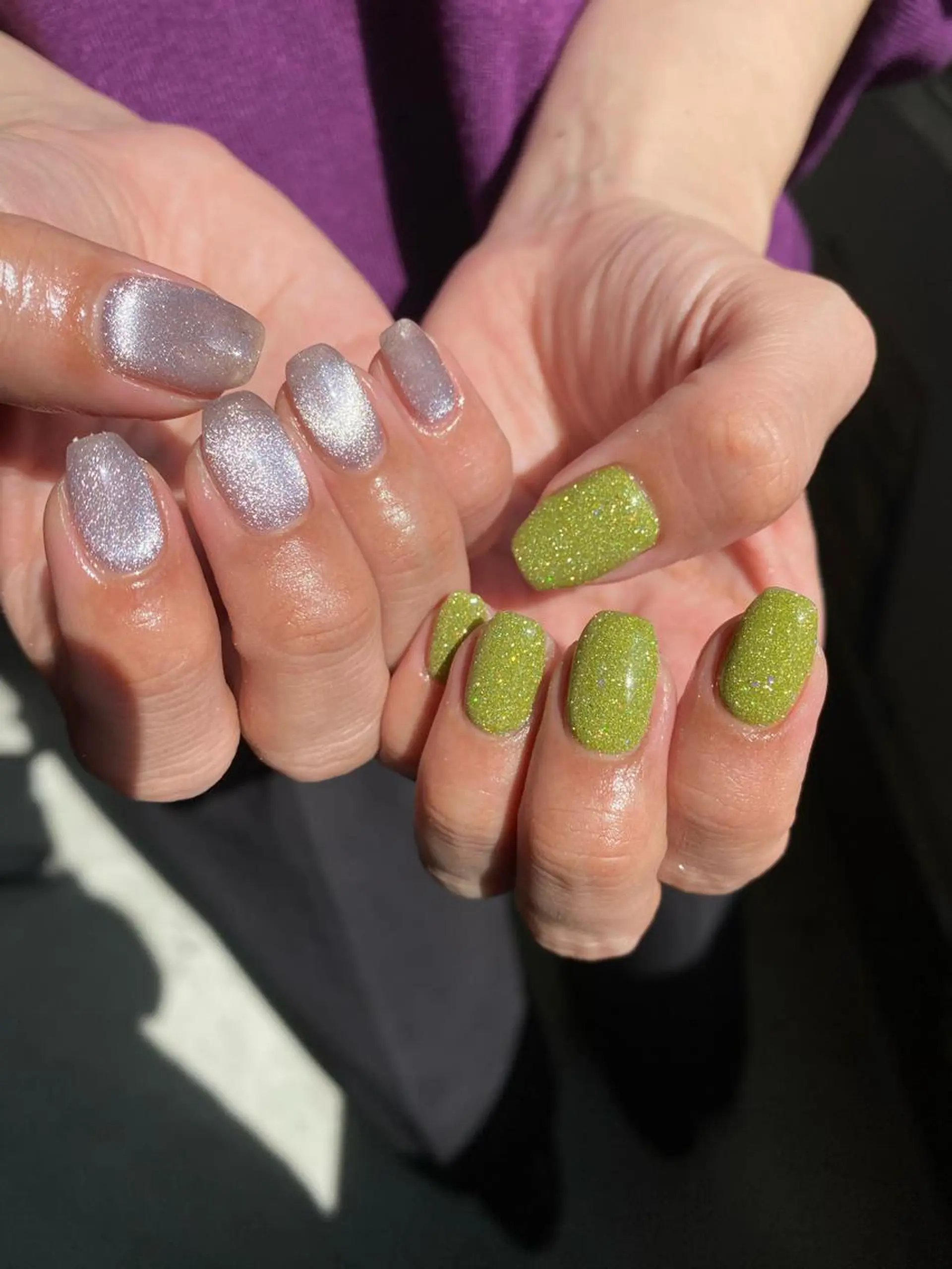 ネイル フラッシュネイル マグネットネイル momoka shibuyaのネイルデザイン