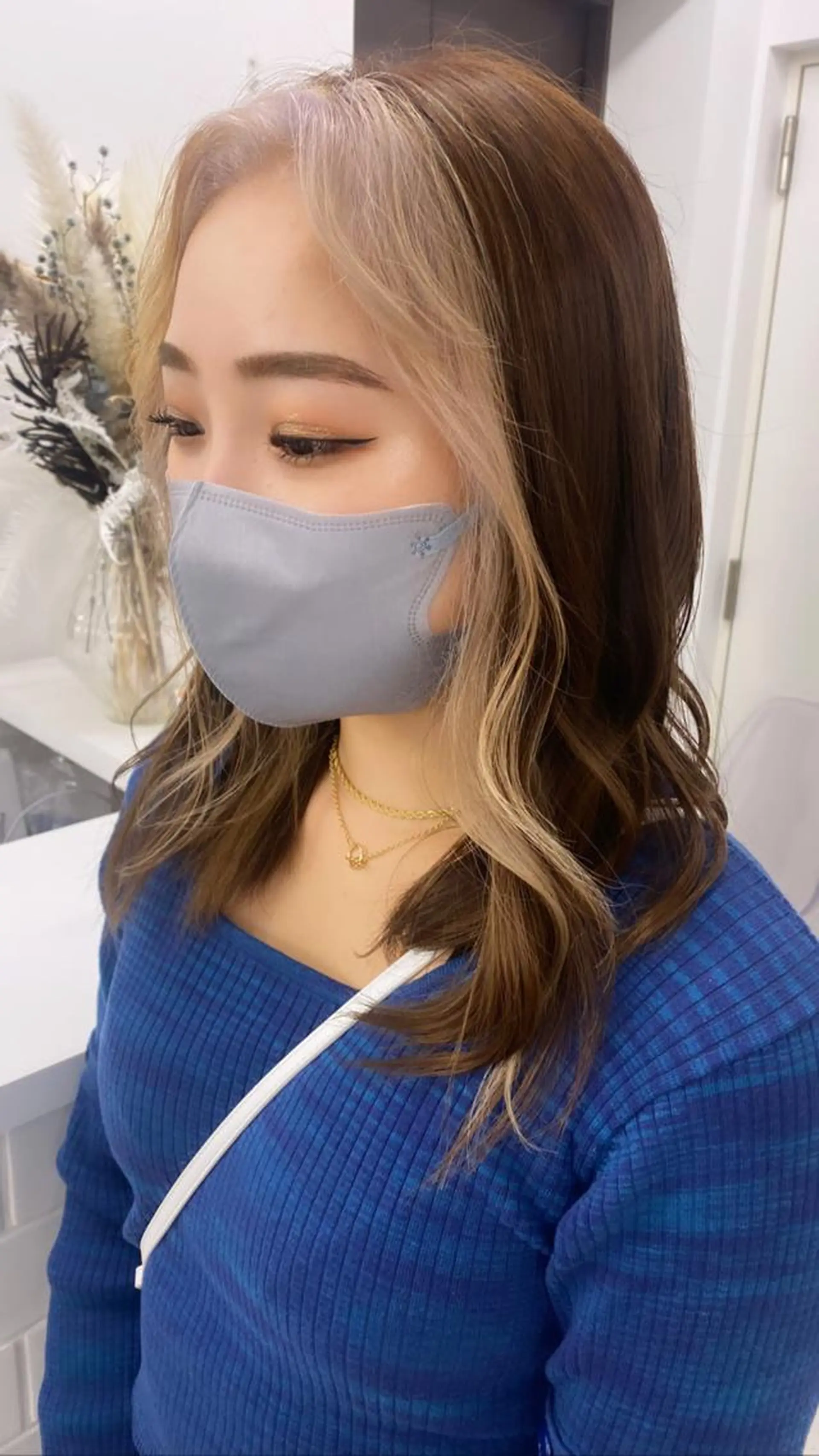 ミディアム ミストバング Ayuri🫧 Diar Blueのマツエク・マツパデザイン