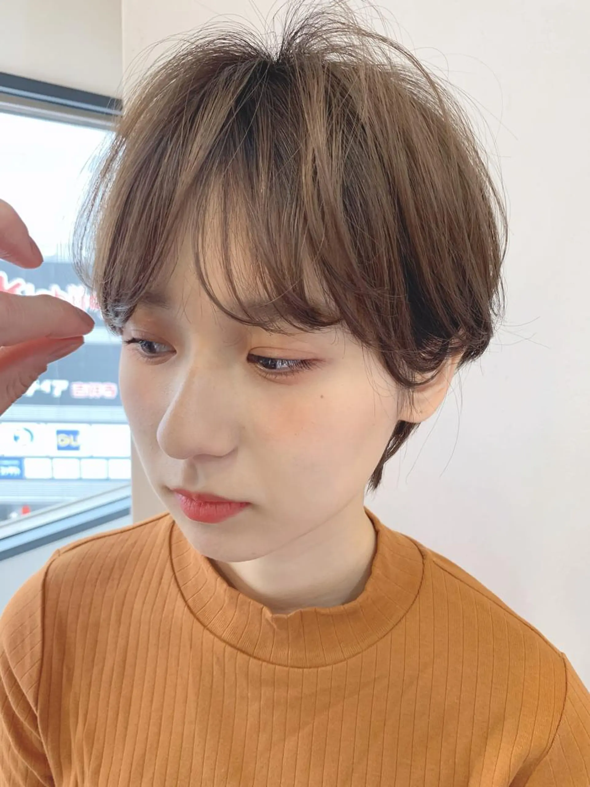 ショート カラー ショートヘア 縮毛矯正/ショート/ レイヤー/畑中正敏のヘアスタイル