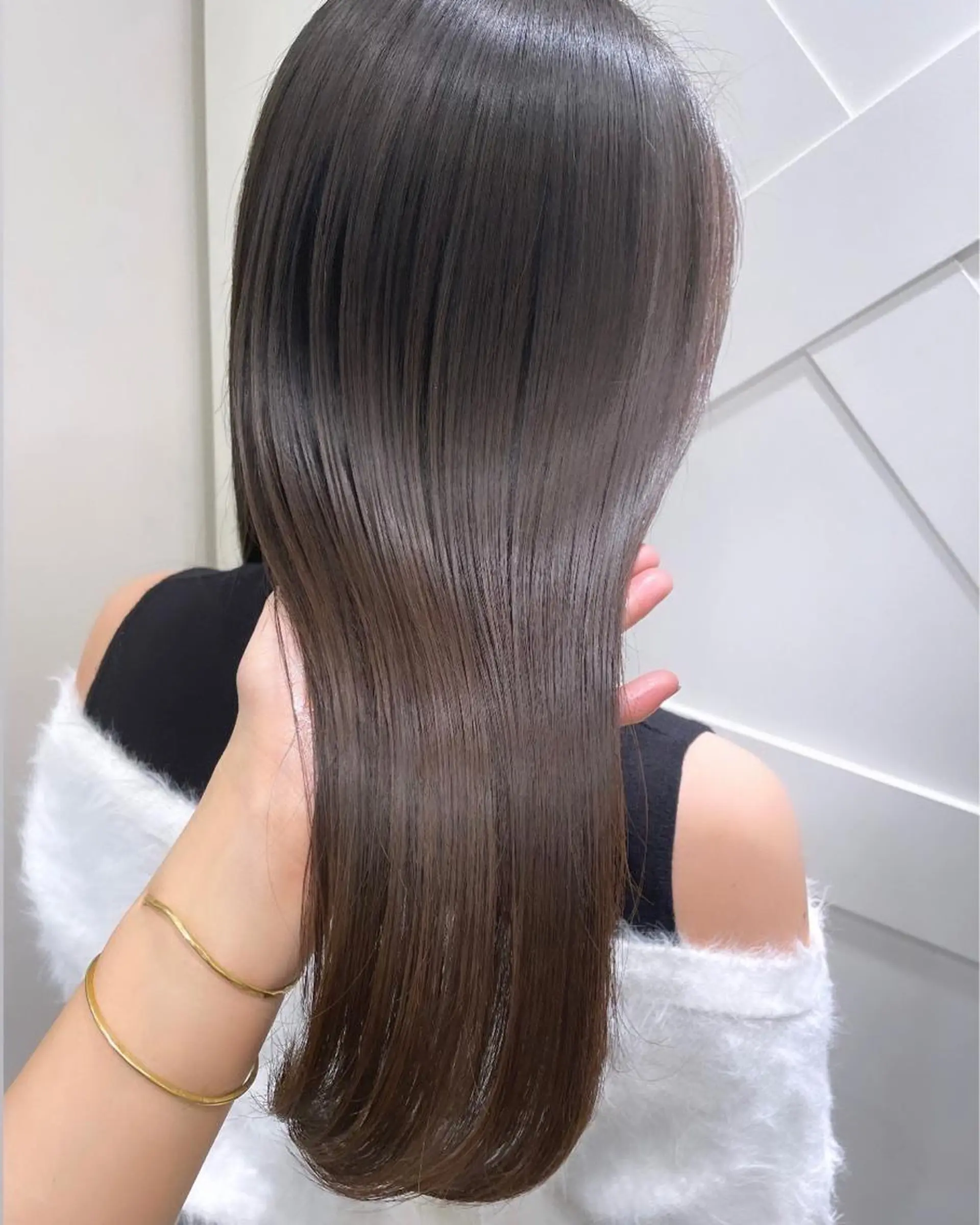 ロング トリートメント ヘッドスパ＆ボブ＆ ツヤ感🌟ナカガマのヘアスタイル