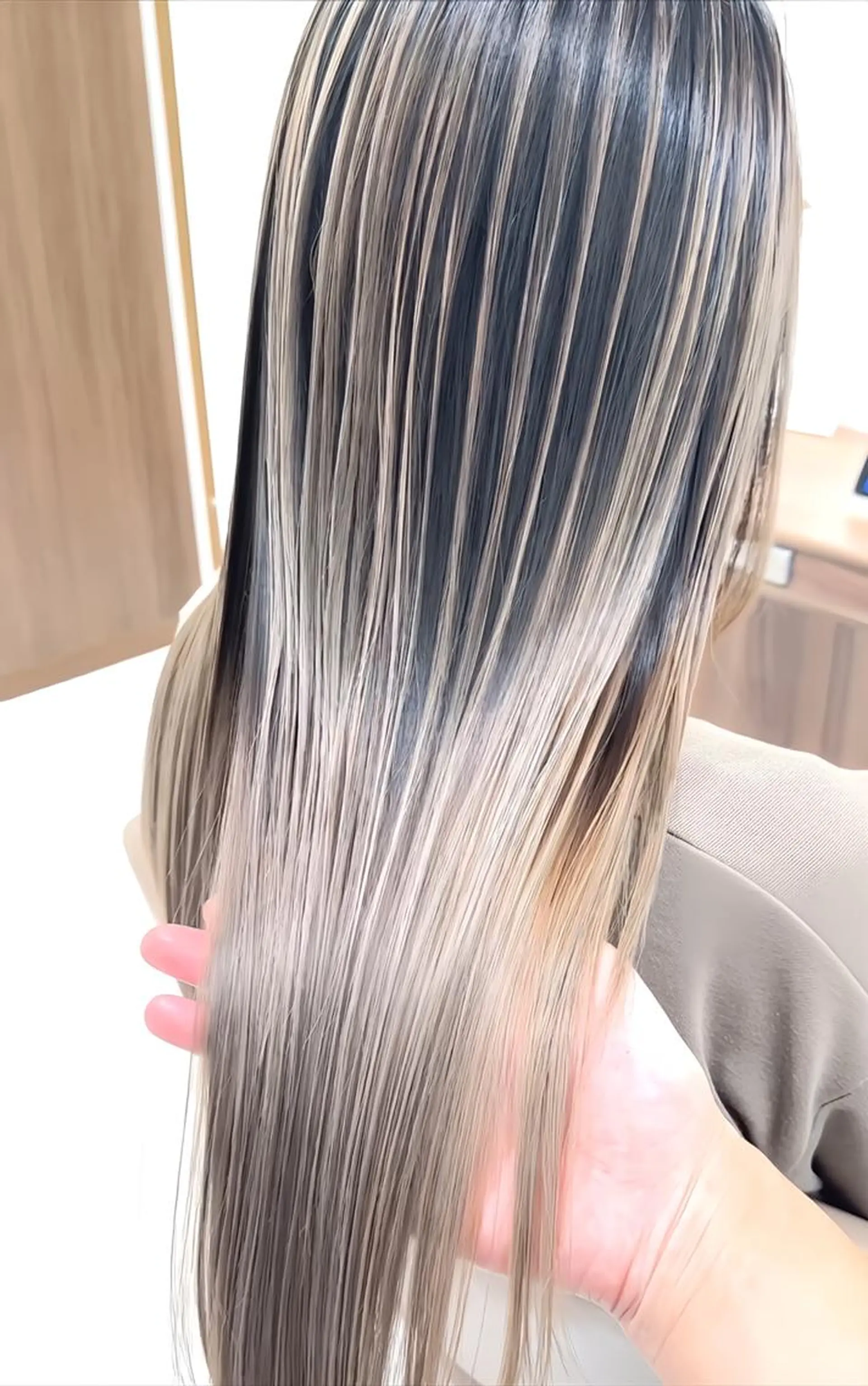 ロング 髪質改善 トリートメント トリートメント ヘッドスパ 髪質改善/縮毛矯正 /カラー/篠塚菜々子のヘアスタイル