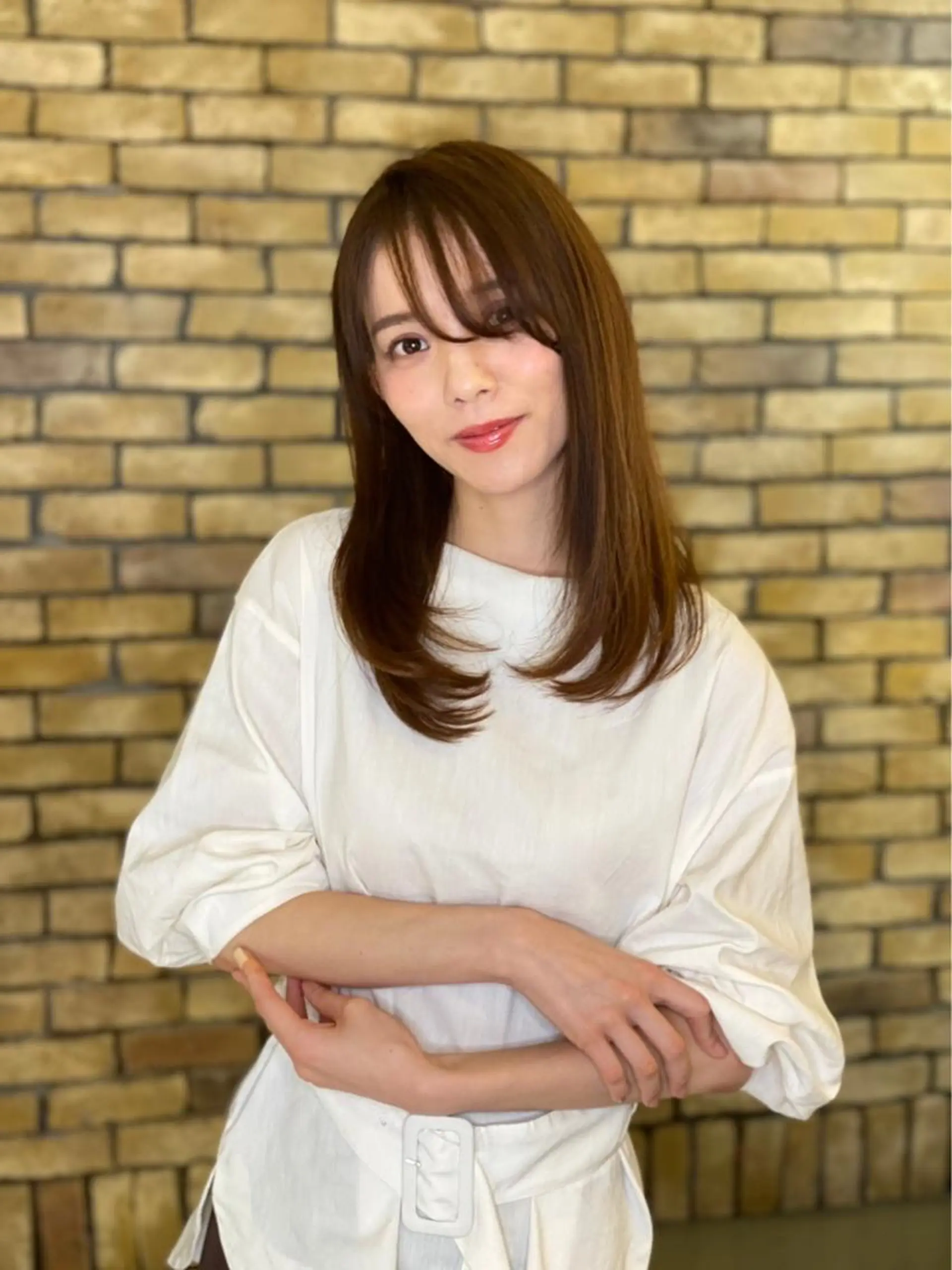 セミロング 河野 行史のヘアスタイル