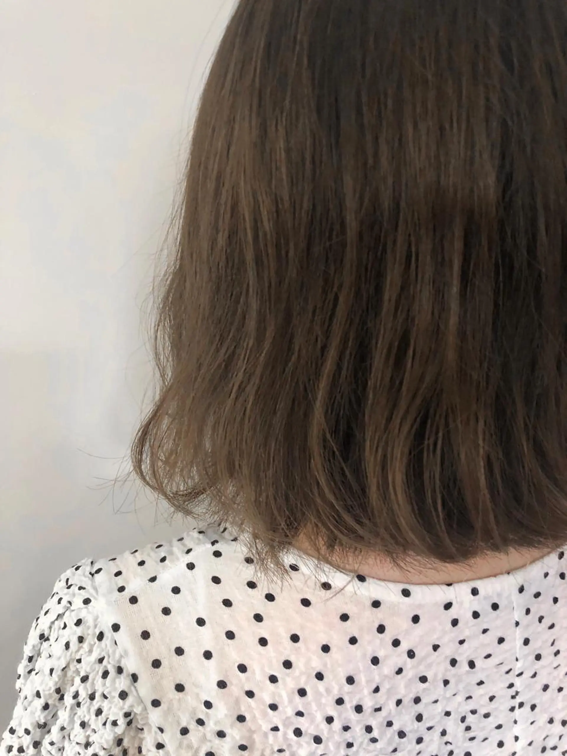 ミディアム カラー ベージュカラー ヘーゼル カット ヘアカラー トリートメント 韓国hair ·͜· watanabeのヘアスタイル