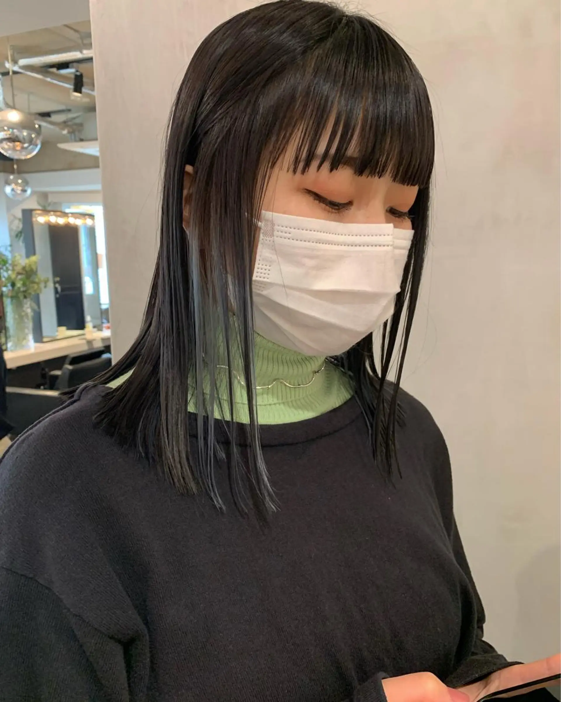 セミロング カラー インナーカラー ヘアカラー トリートメント アンニュイヘア🪽 ayumiのヘアスタイル