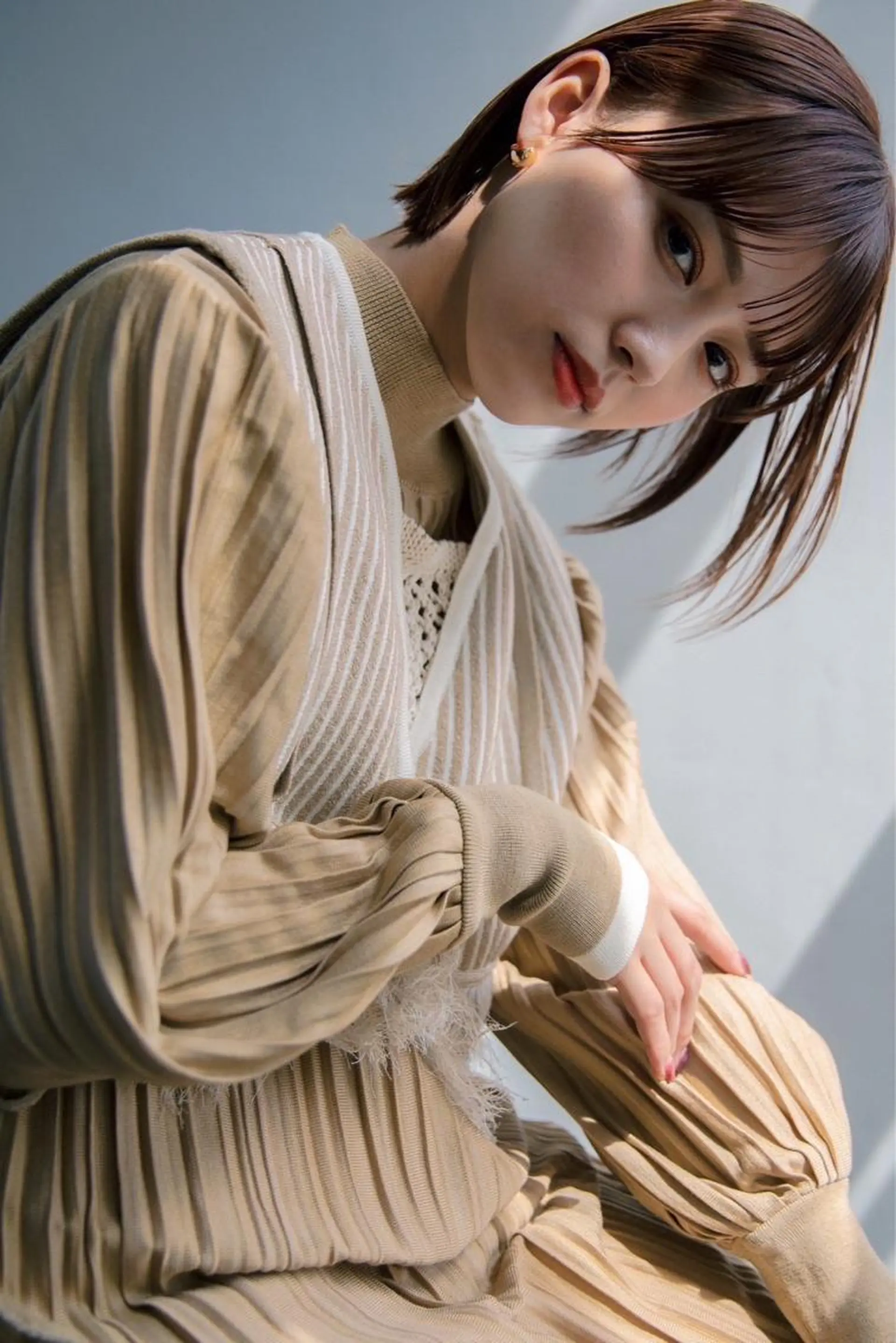 ショート カラー ベージュカラー インナーカラー ボブ ボブインナー La fith hair ray所属・メンズ/パーマ/ ブリーチ/KAITOのヘアスタイル