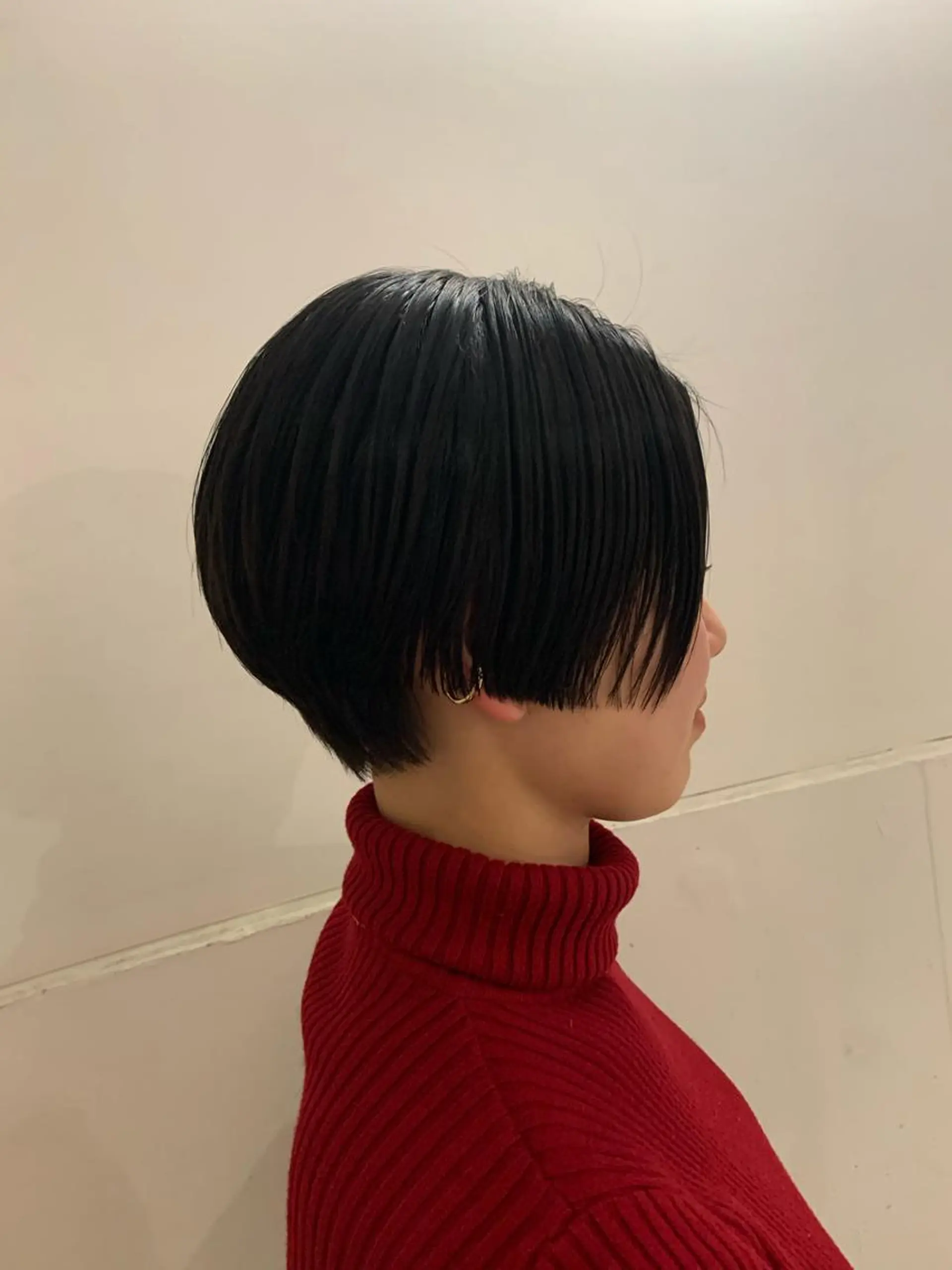 ショート コテ巻きパーマ/韓国 パーマ/佐野のヘアスタイル