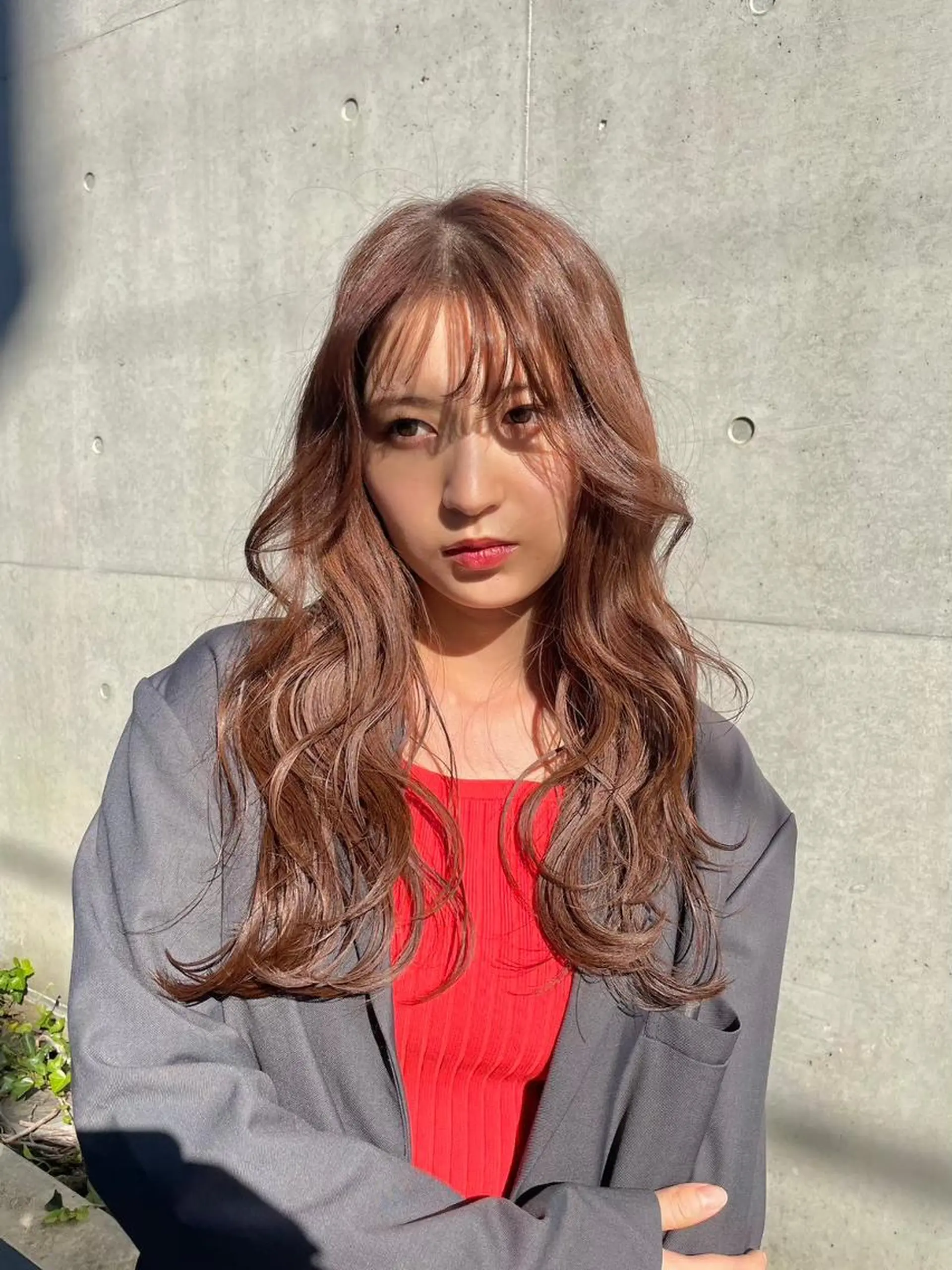 ロング カラー カット ヘアカラー トリートメント 💚Forest Mirror💚のヘアスタイル