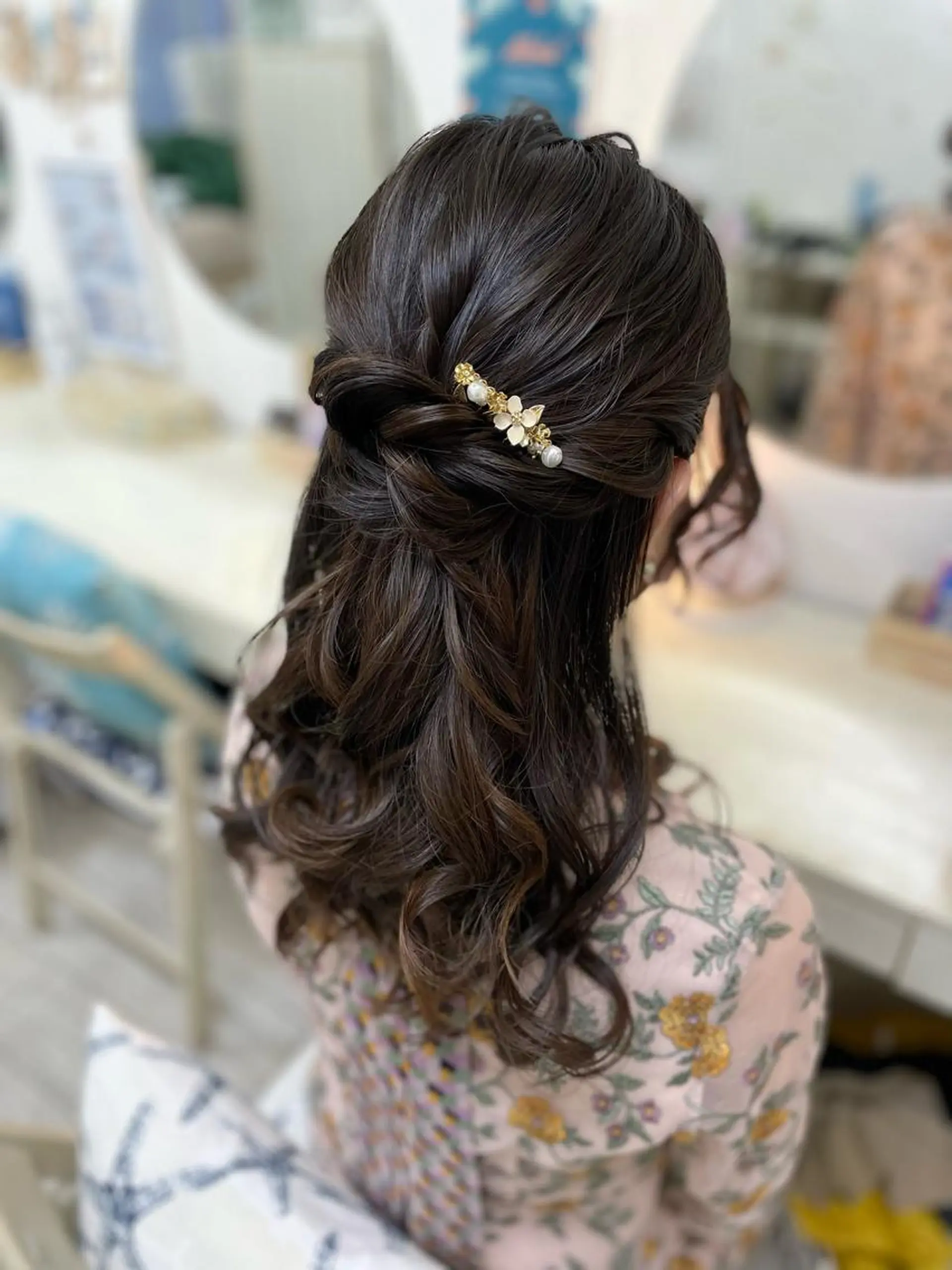 セミロング ヘアセット 六本木/ヘアセット /hairmakeのヘアスタイル