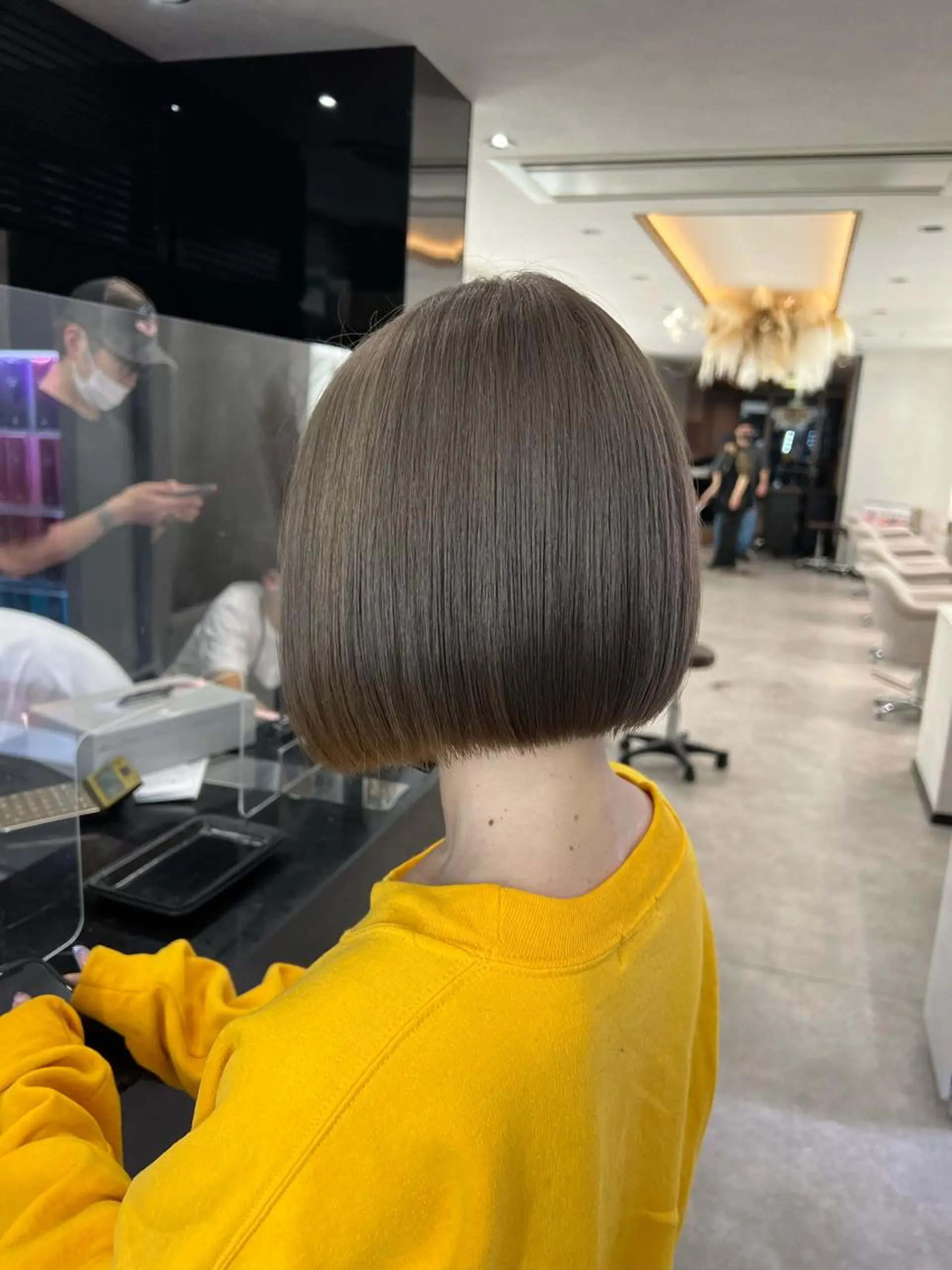 ショート カラー ヘアカラー トリートメント Lond strada 心斎橋所属・🍀小川大輔🍀 ボブ/ブリーチ🥇のヘアスタイル