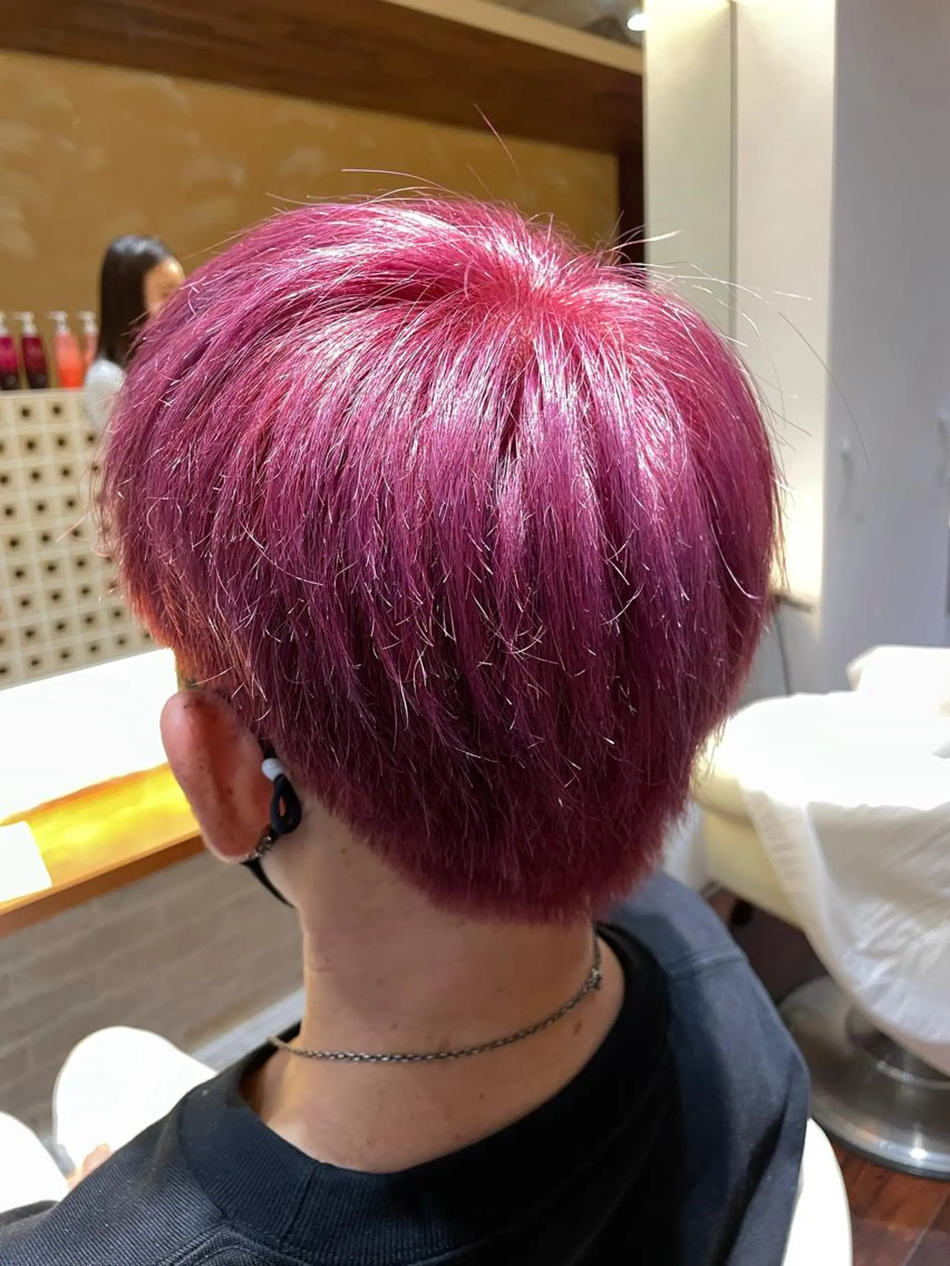 ショート カラー ダブルカラー カット ヘアカラー トリートメント CoCooN 店長 さのえみのヘアスタイル