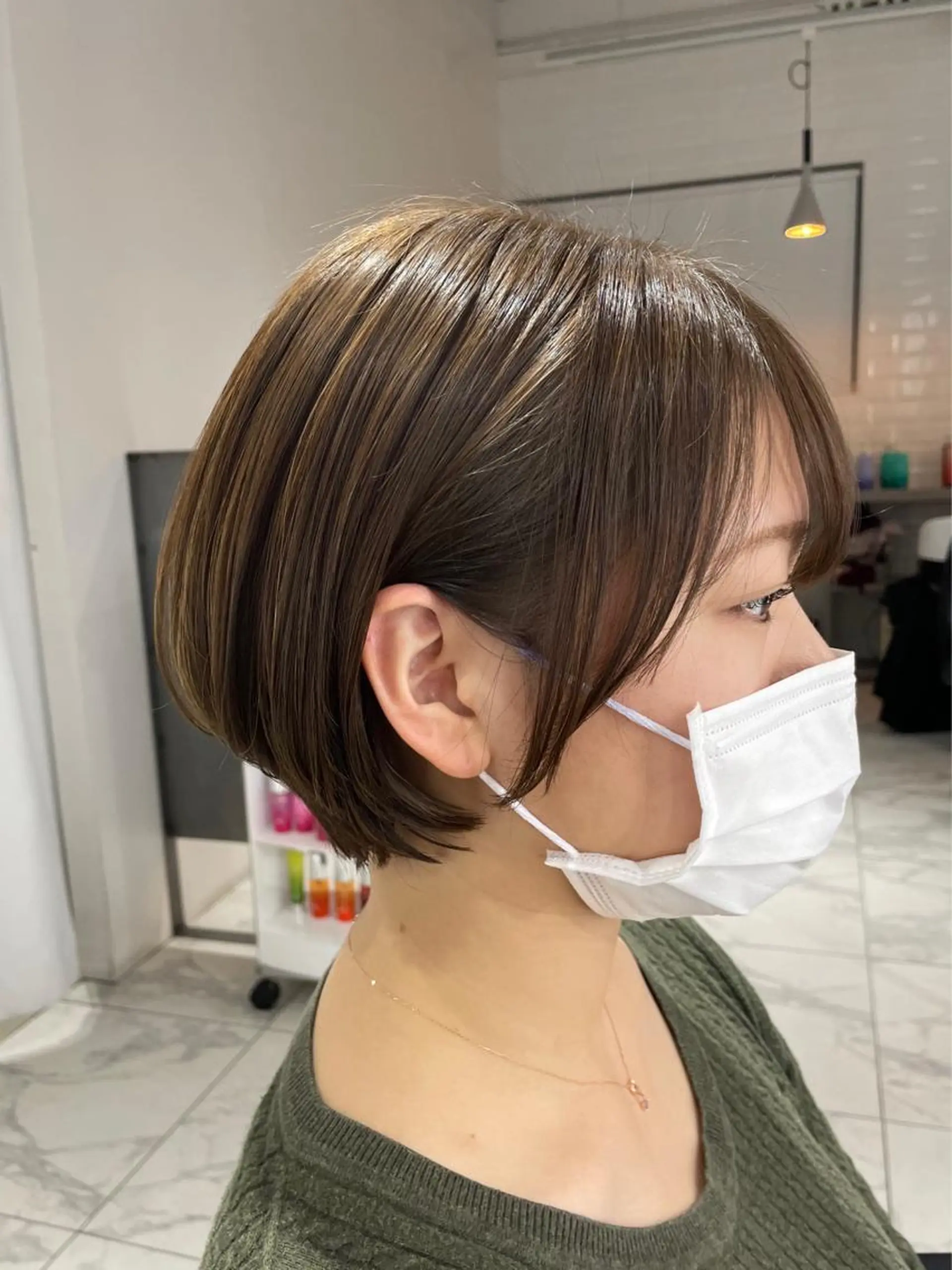 ショート カラー カット ヘアカラー トリートメント Salon de  COCO所属・Yuka /ツヤカラー✨のヘアスタイル