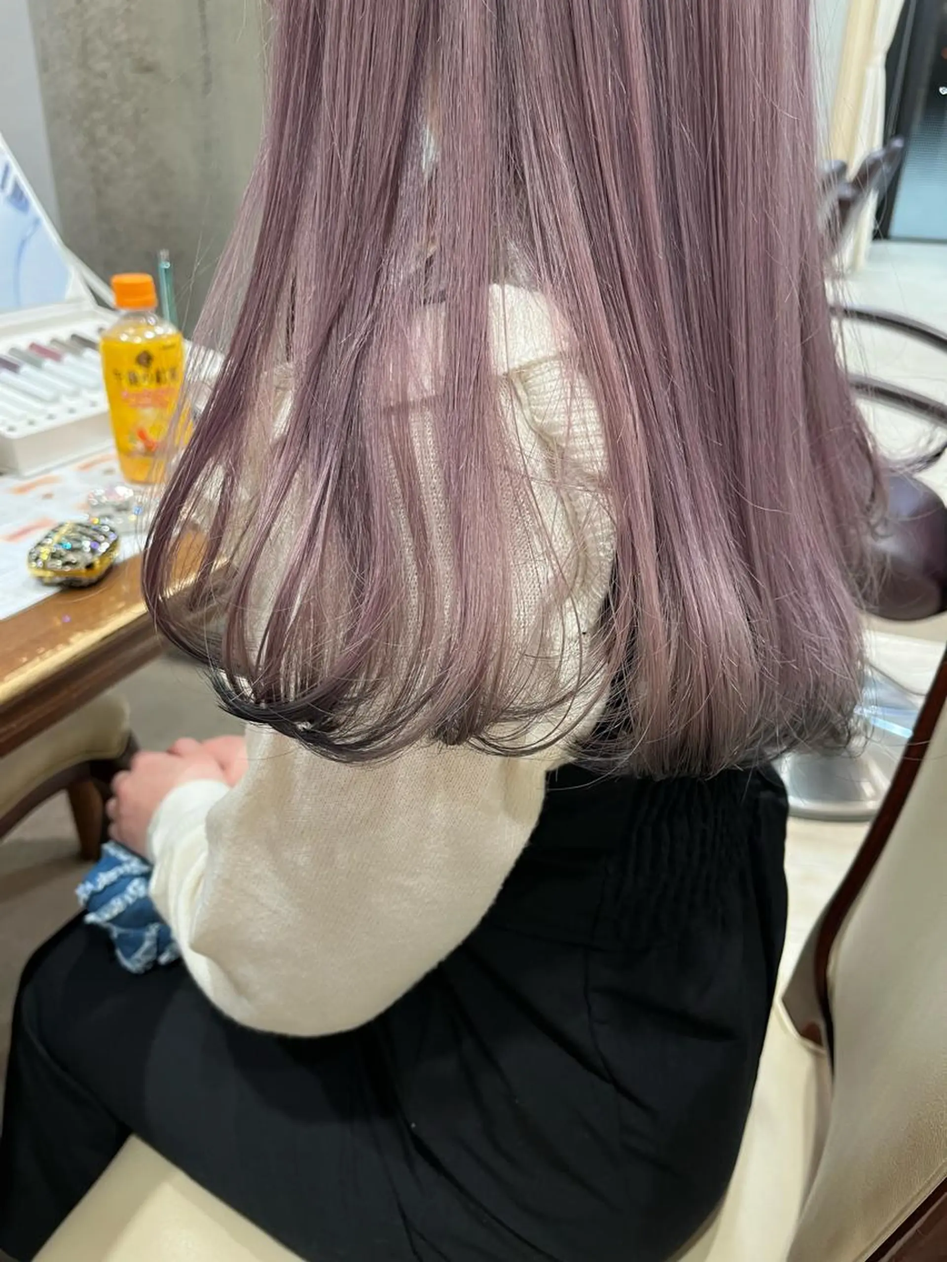 ロング カラー カット ヘアカラー トリートメント サソウ ユリエ🥥のヘアスタイル