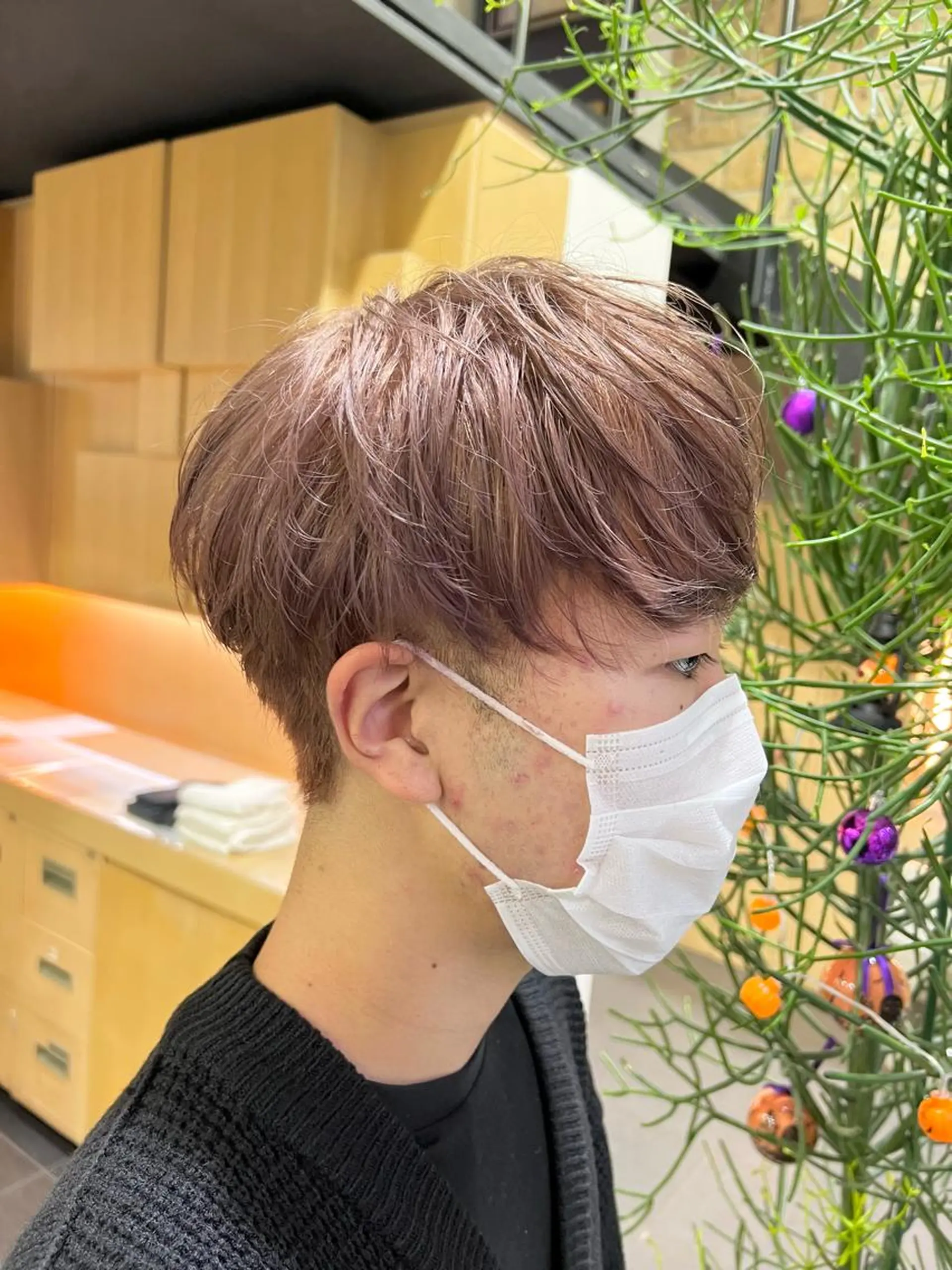 カラー メンズ メンズブリーチ ブリーチ メンズカット/柏/韓 国/メンズパーマ航太のヘアスタイル