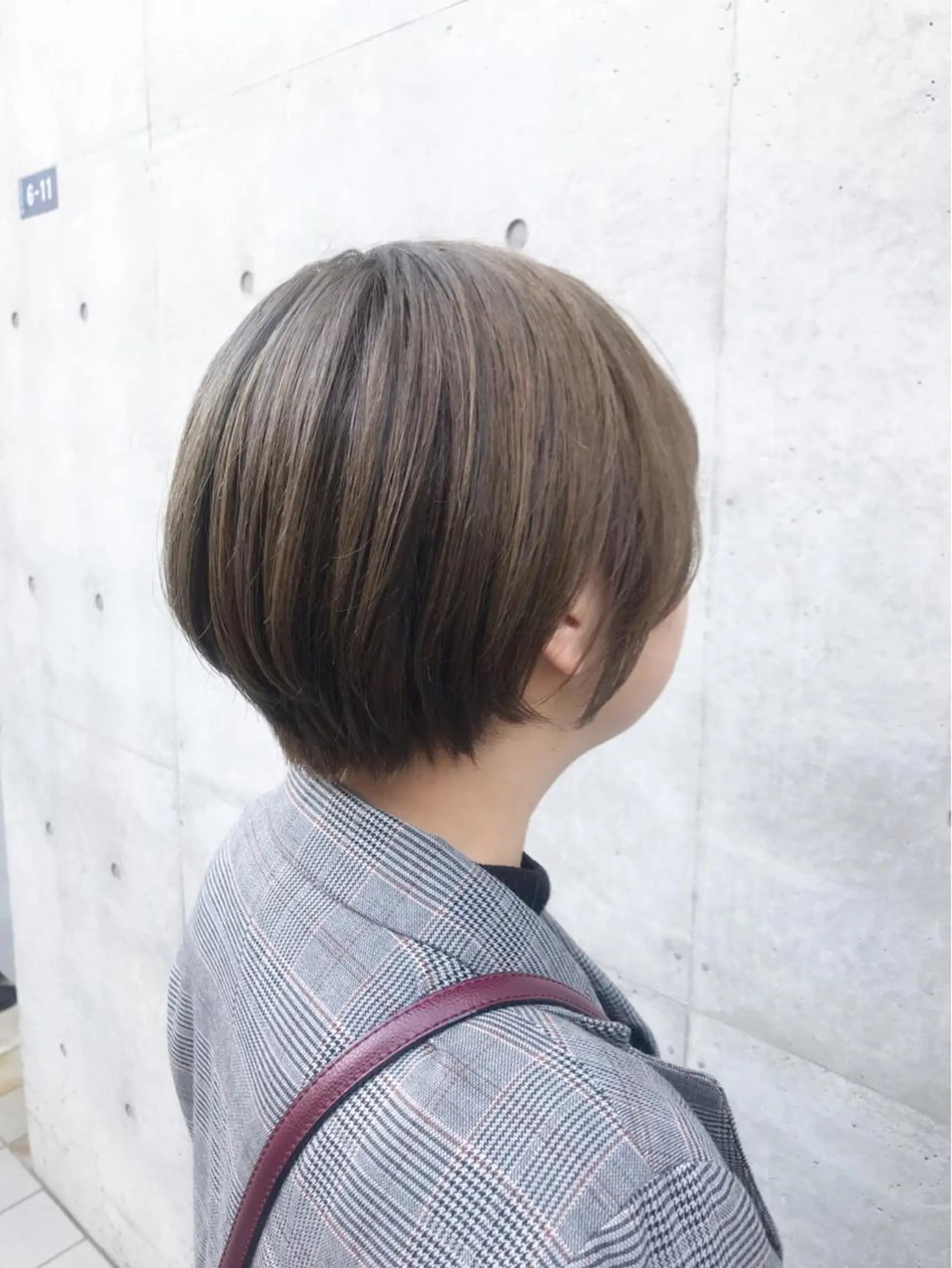 ショート カラー BEBE所属・ご新規様限定 透明感カラーKANAのヘアスタイル