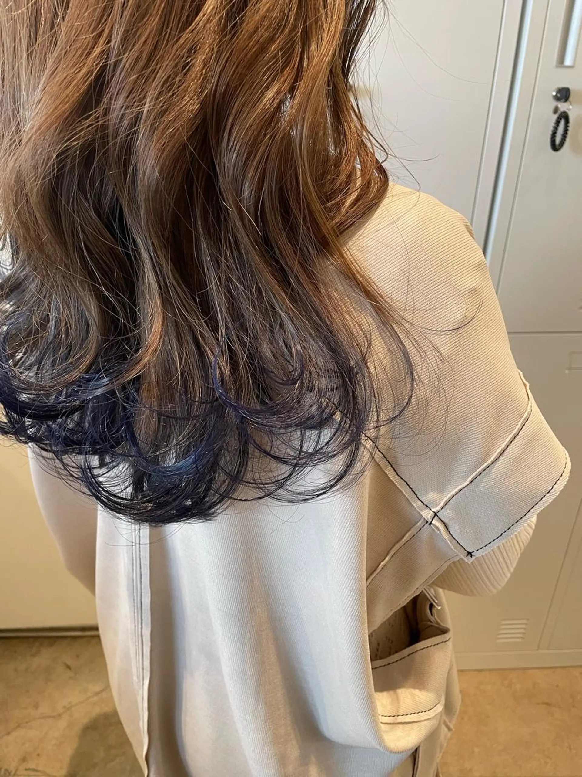 ロング カラー カット ヘアカラー トリートメント 【完全個室】髪質改善 暖色カラー/山崎唯奈のヘアスタイル