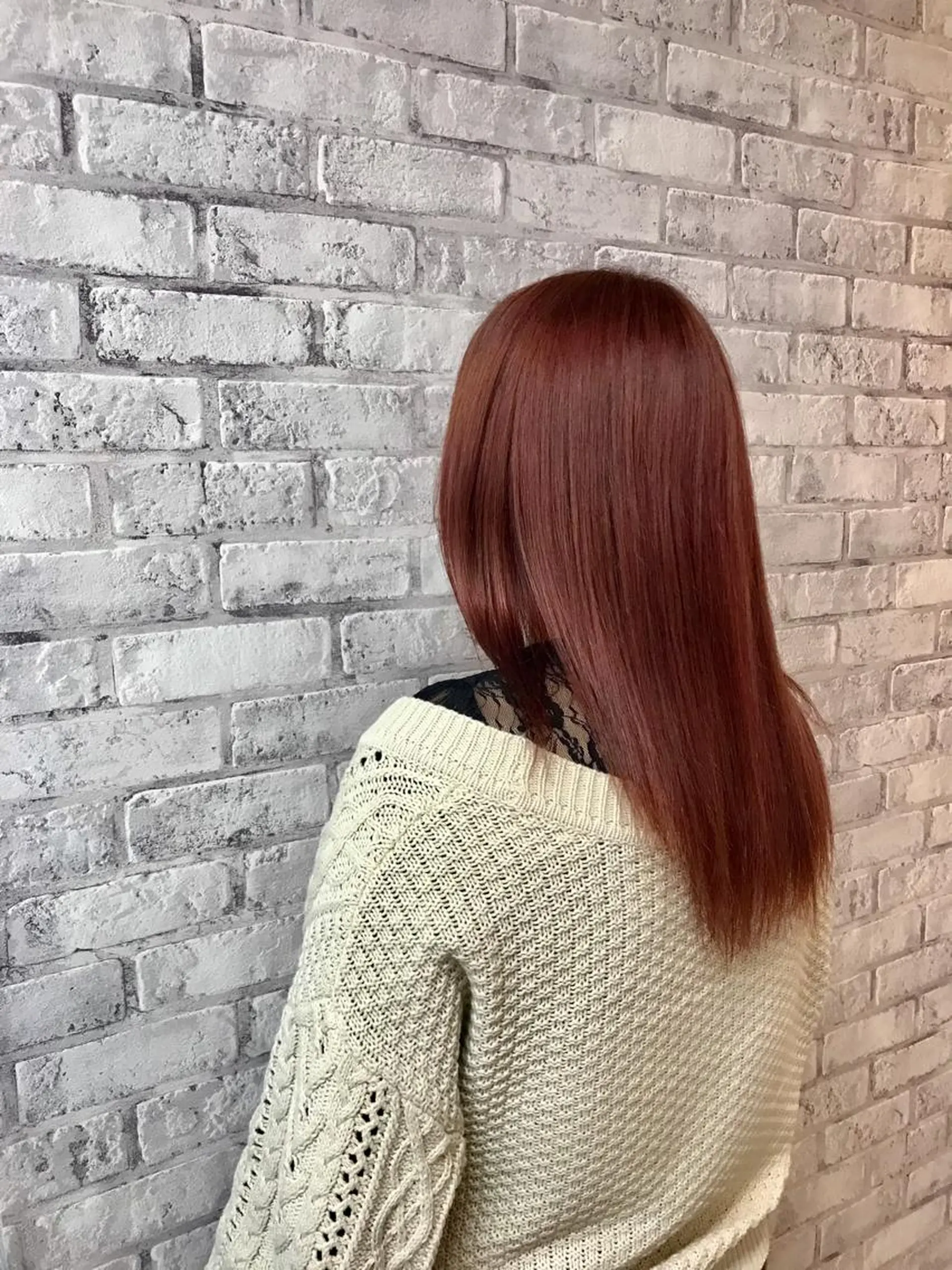 セミロング カラー GLOSS 心斎橋 山上のヘアスタイル