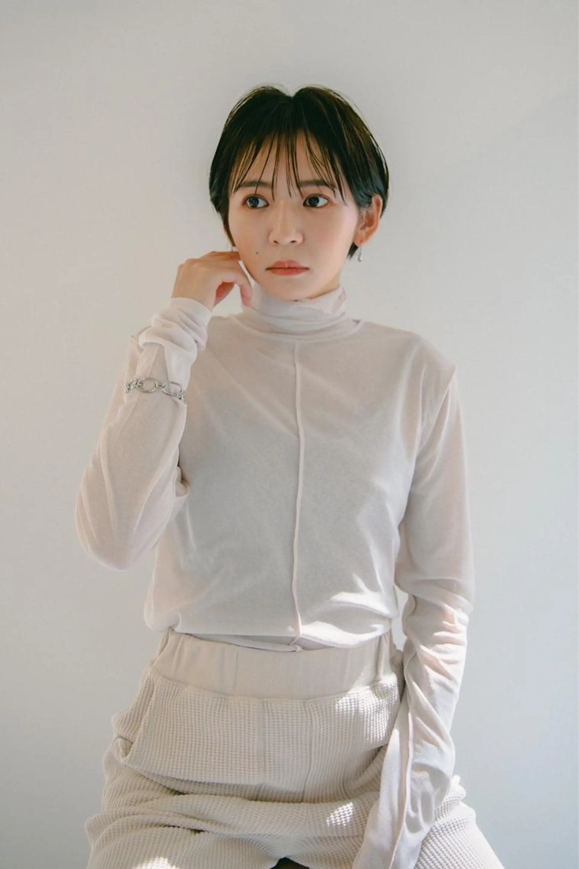 ショート La fith hair ray 札幌店所属・顔まわり/W カラー/リョウのヘアスタイル