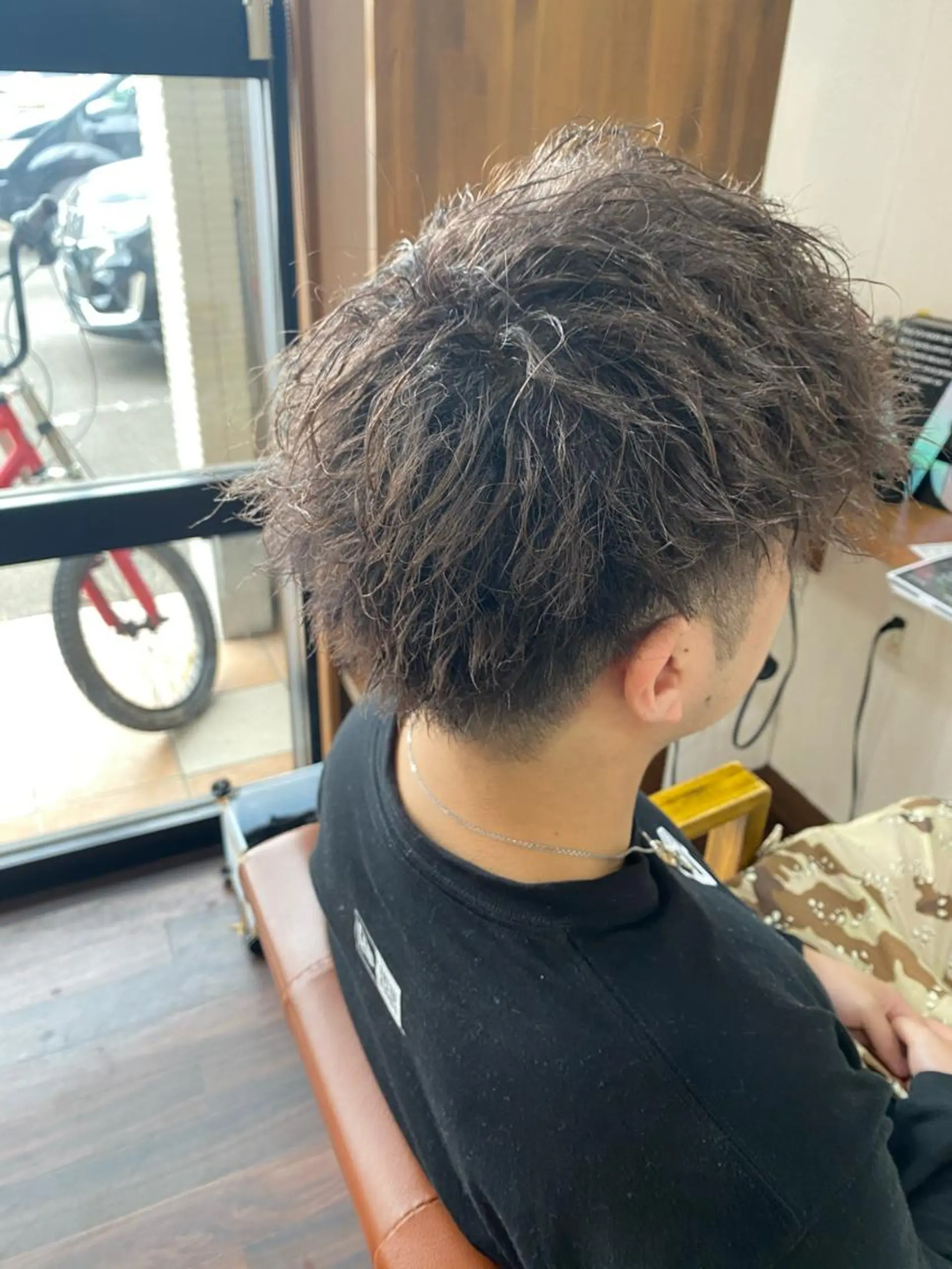 ショート メンズ カット パーマ miel hair 新宿店 【ミエル ヘアー】所属・新宿西口から徒歩5分 石橋卓典のヘアスタイル
