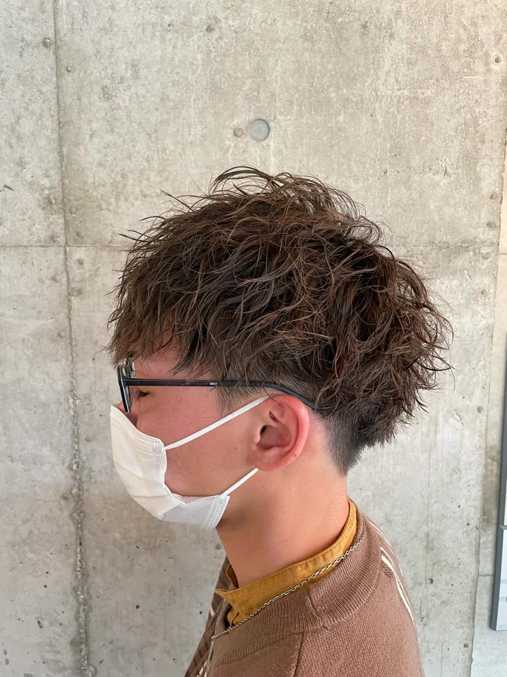 ショート パーマ メンズ カット パーマ トリートメント 🔥メンズ特化パーマ 🦖増田弘明🦖のヘアスタイル