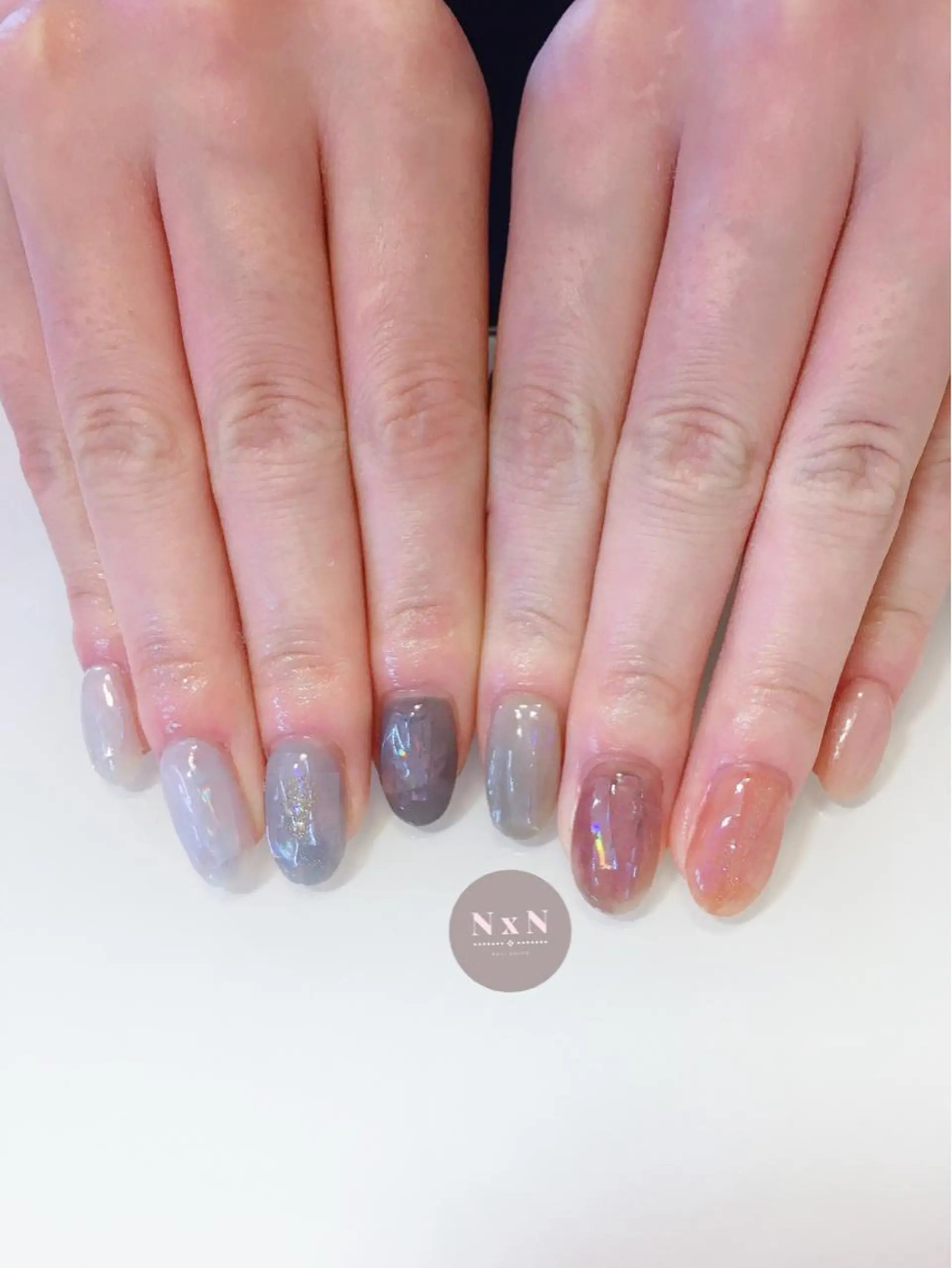 ネイル ジェルネイル ぷっくりネイル nail salon N×Nのネイルデザイン
