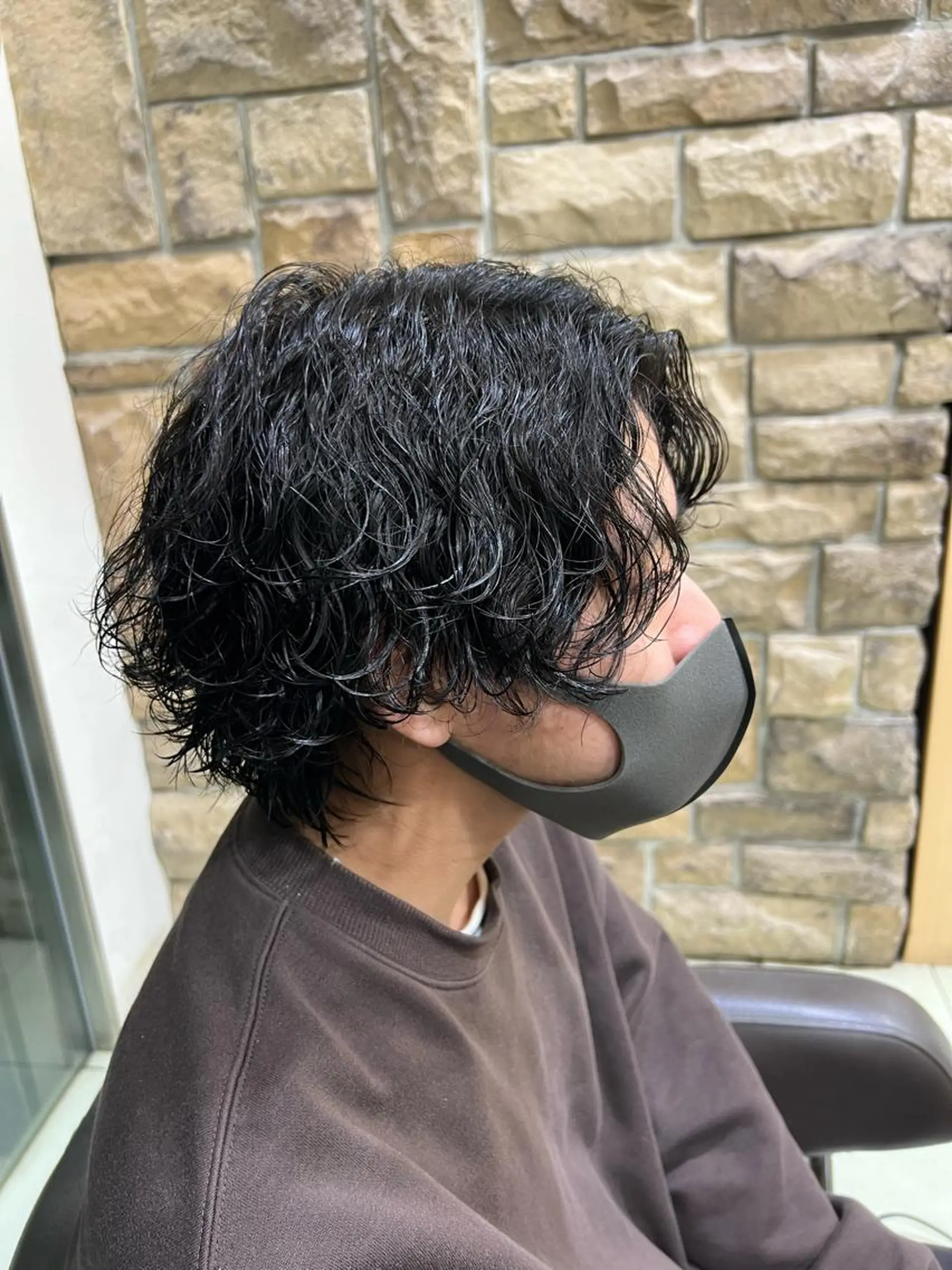 パーマ メンズ メンズパーマ 波巻きパーマ メンズカット松戸/韓 国/メンズパーマ航太のヘアスタイル