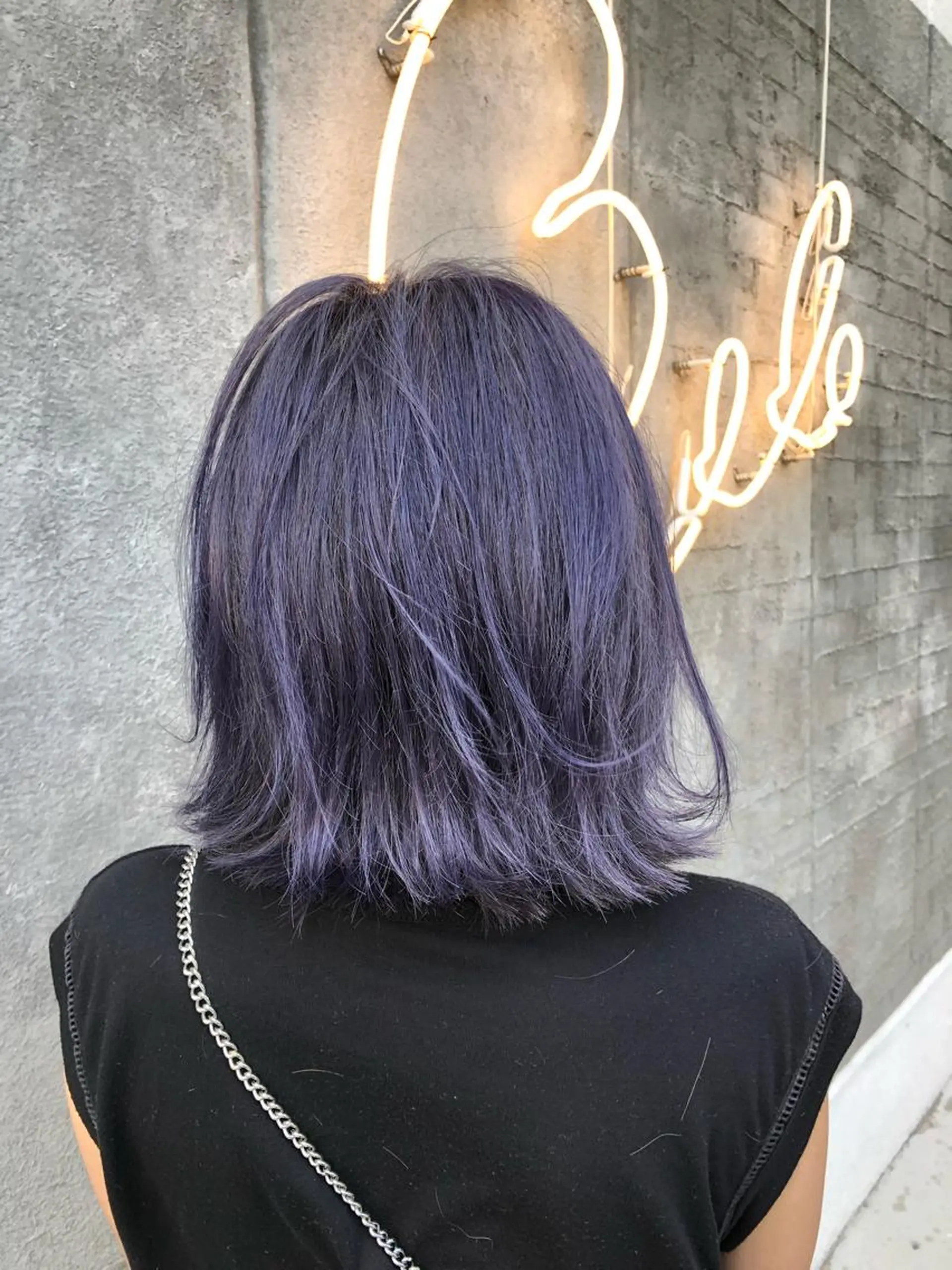 ミディアム ブリーチ毛矯正.髪質 改善.髪にドラマをのヘアスタイル