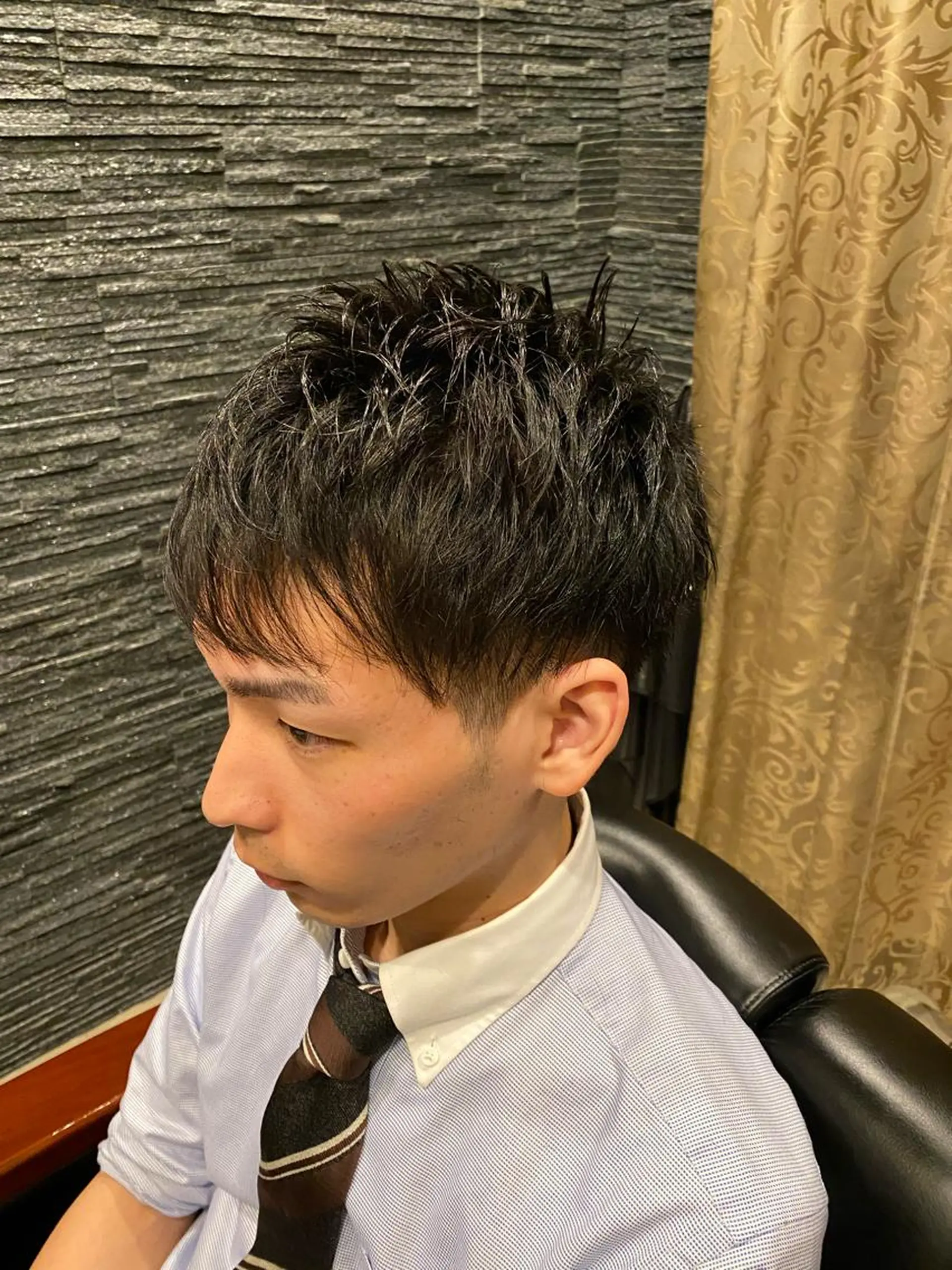 ショート メンズ 浅見 天翔のヘアスタイル