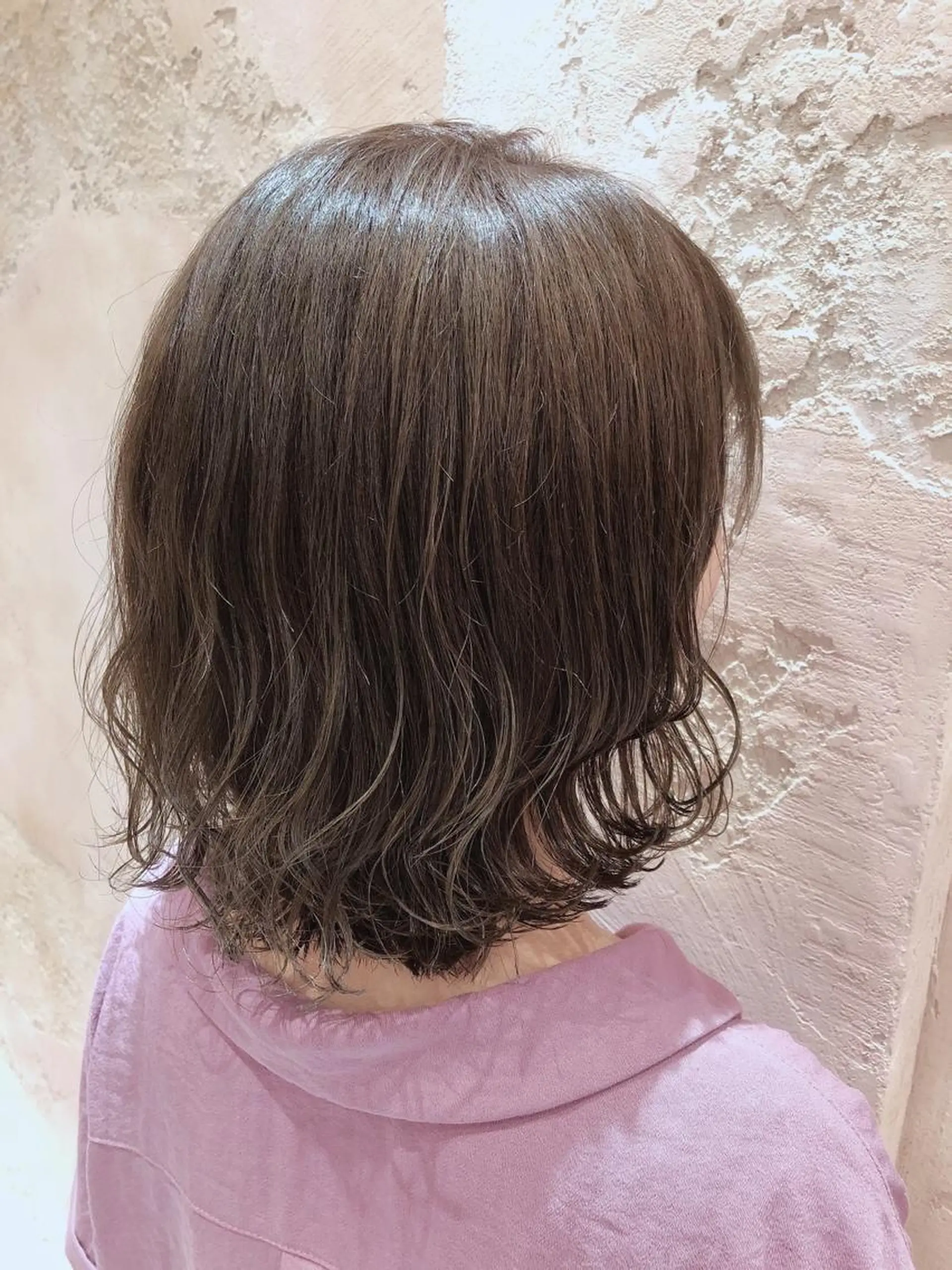 ミディアム カット ヘアカラー トリートメント 代表山口ひな 髪質改善のプロのヘアスタイル