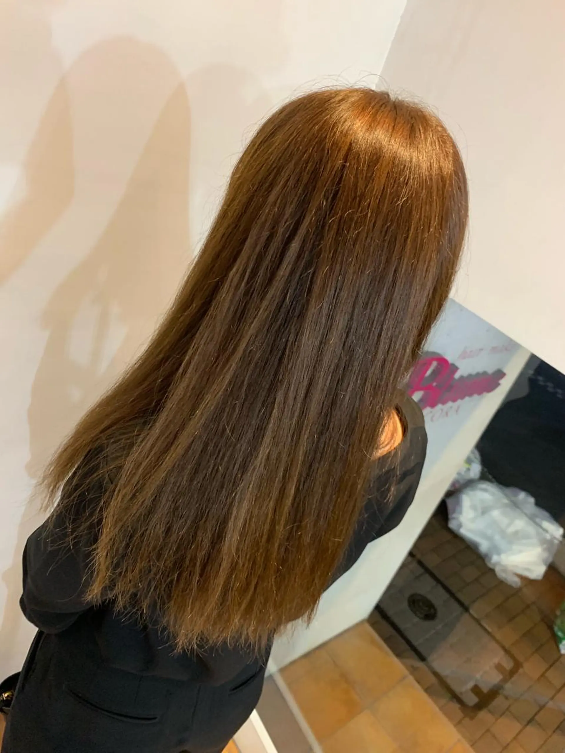 ロング カット ヘアカラー トリートメント 佐々木 芽衣のヘアスタイル