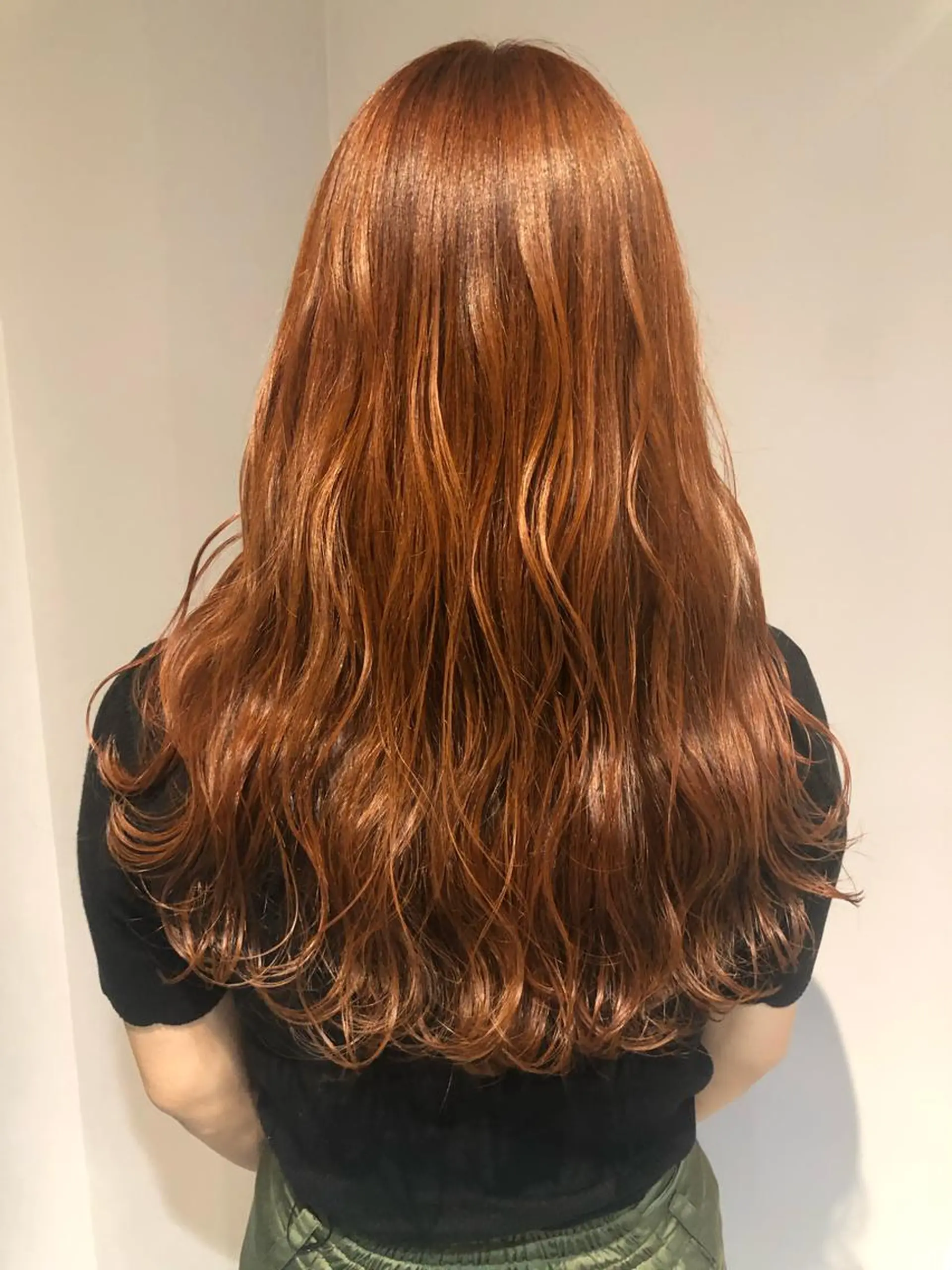 ロング カラー オレンジ ブリーチ👩‍🦳/ ‪✂︎MANAMIのヘアスタイル