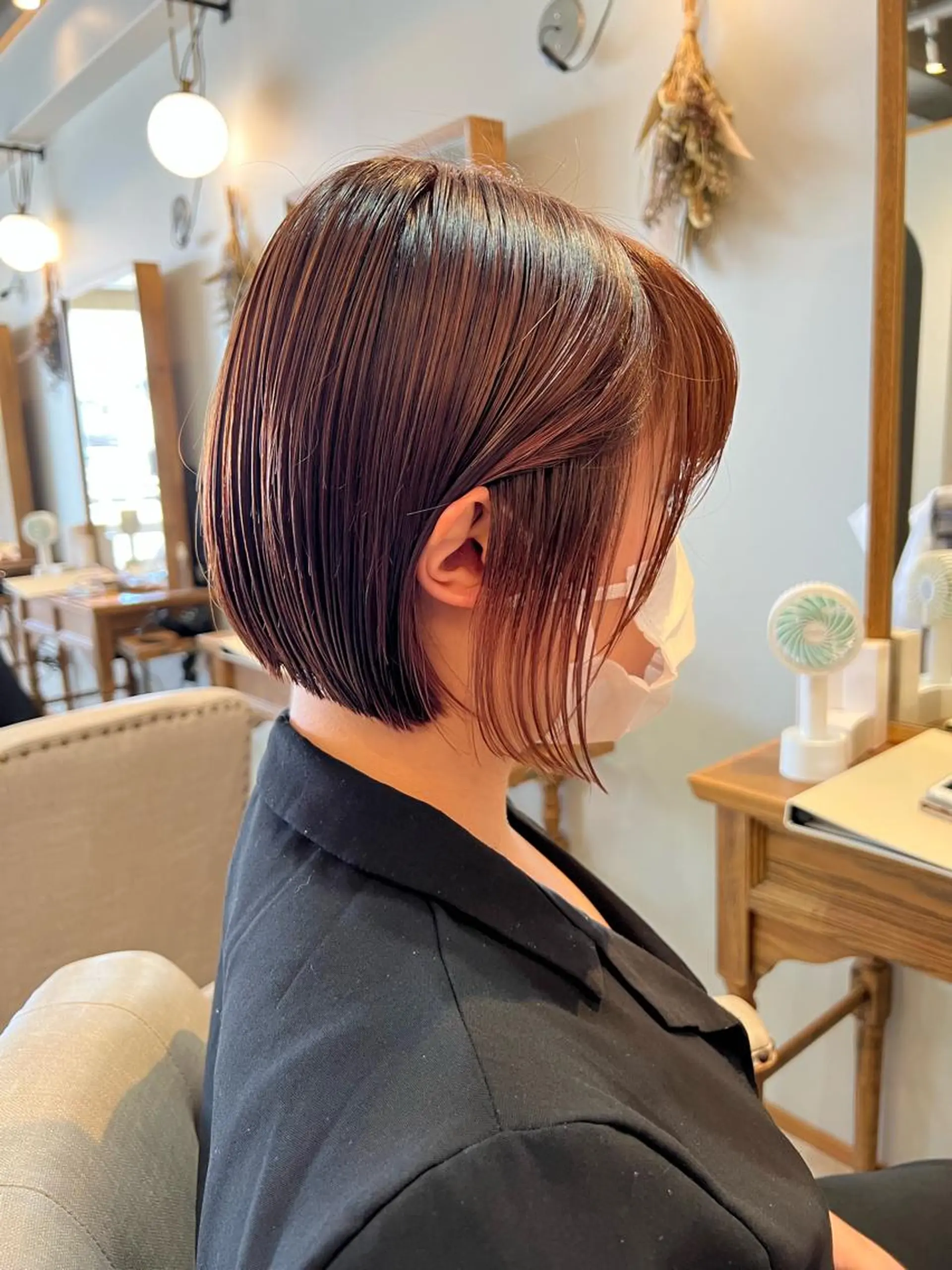 ショート ぱつボブ/ ショート/YUKIのヘアスタイル