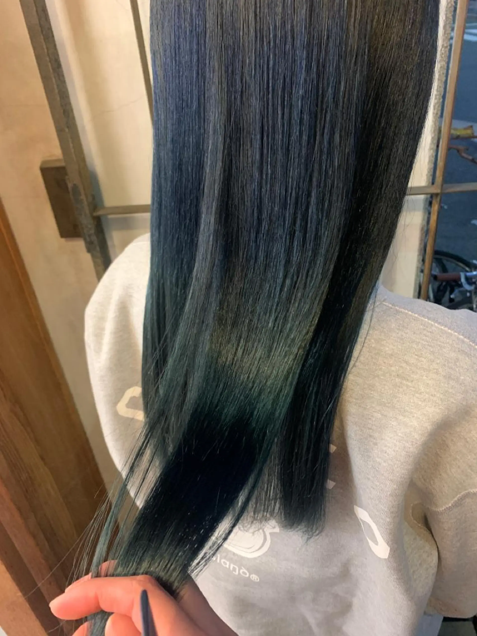 ロング カット ヘアカラー パーマ 艶髪color💎髪 質改善ストレート大吉のヘアスタイル