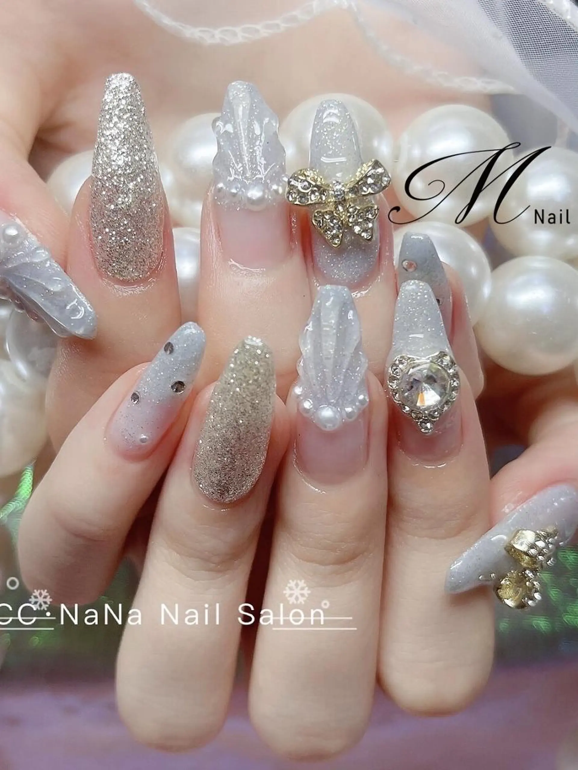 ネイル ✨M Nail✨池袋 パラジェル取扱店サのネイルデザイン