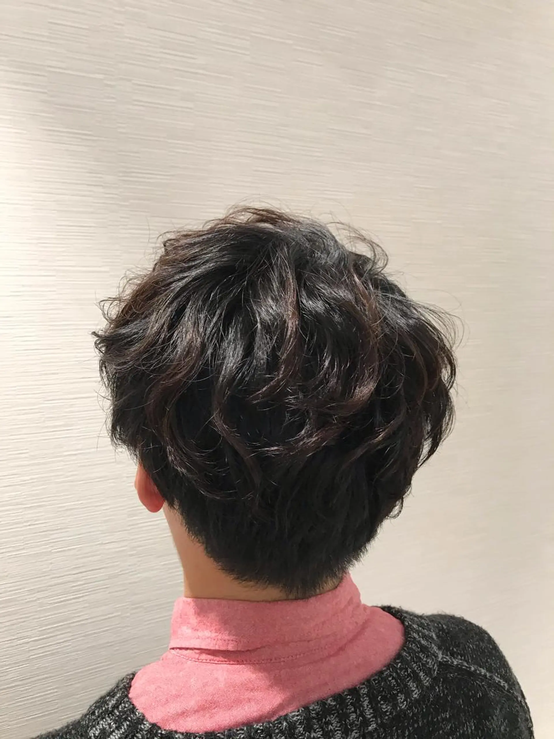 ショート パーマ メンズ マッシュ カット ヘッドスパ 【東北メンズヘア1 位受賞🥇】本間祐太のヘアスタイル