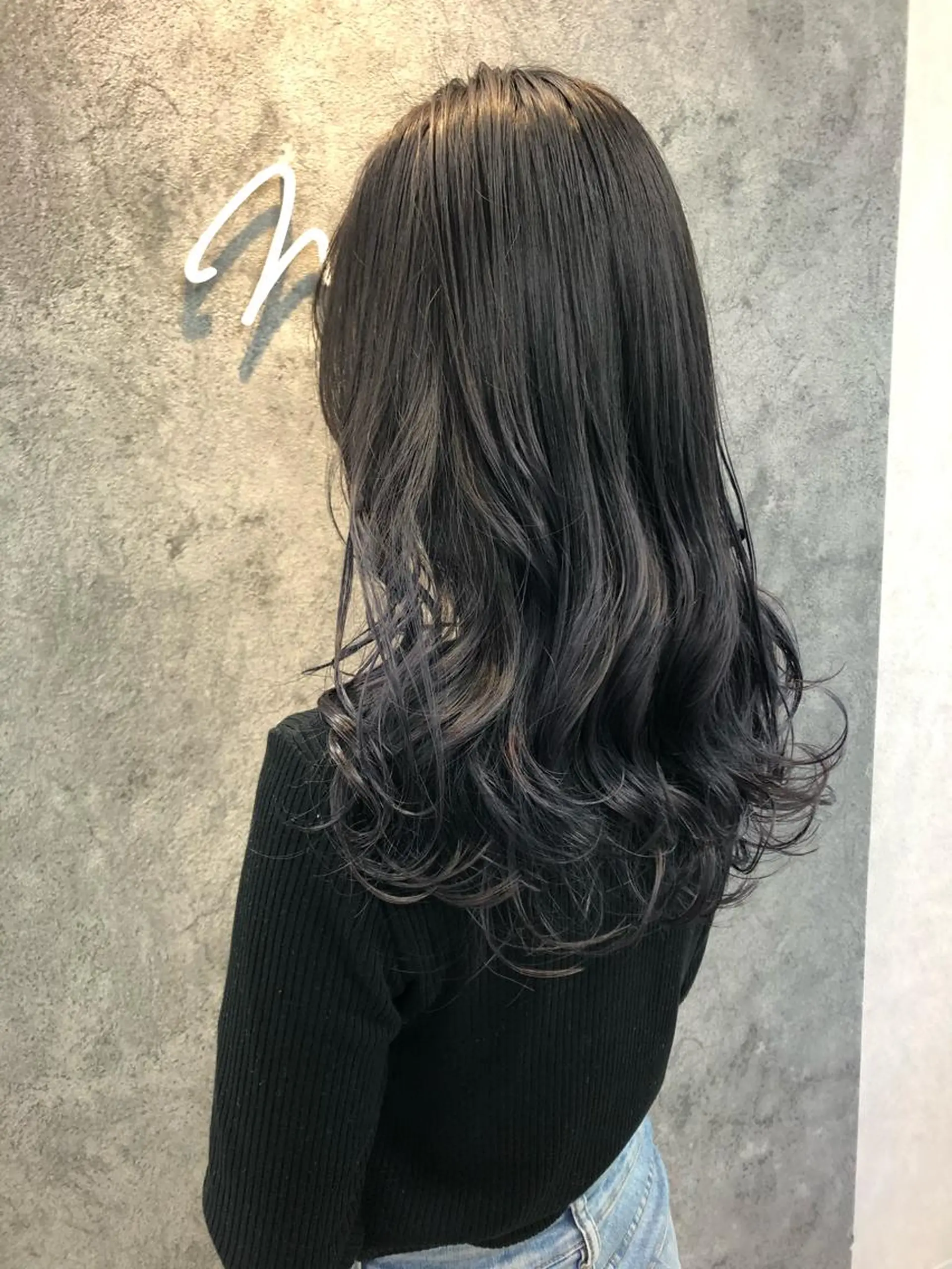 セミロング ヘアカラー トリートメント Noy所属・Noyヨシモト ヒロトのヘアスタイル