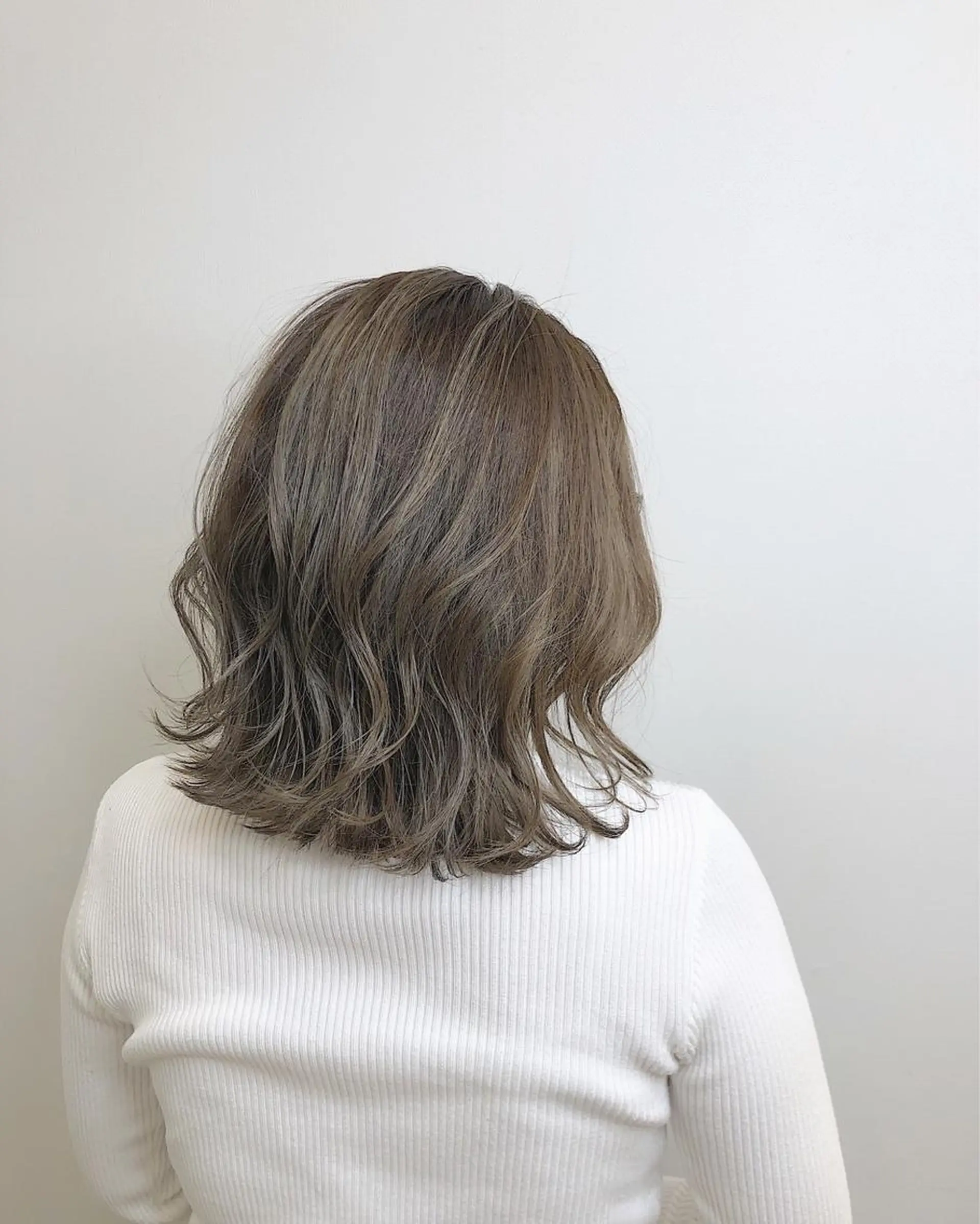 ミディアム レイヤー×縮毛矯正 深見 拓のヘアスタイル