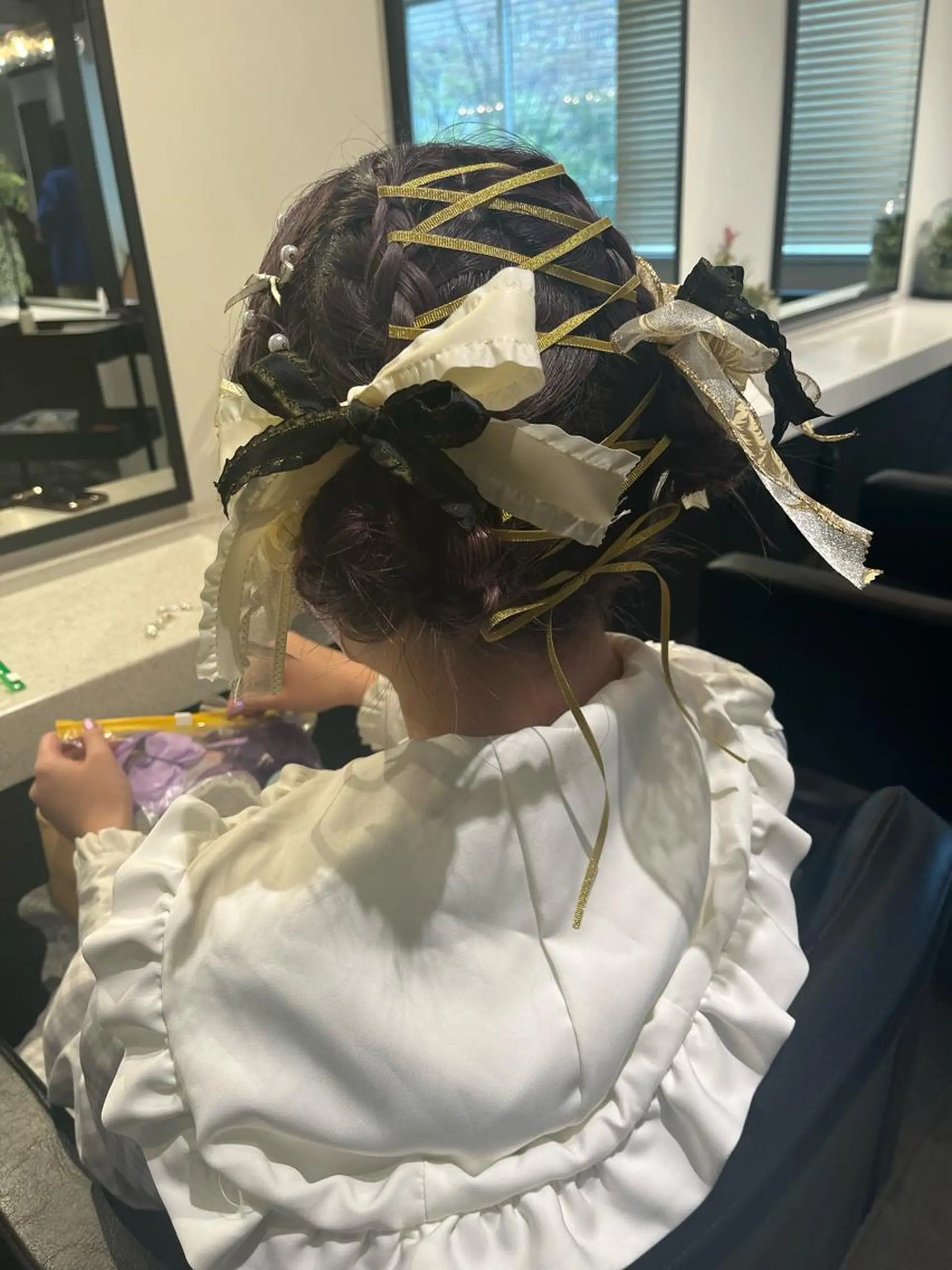 ショート ヘアアレンジ 顔まわり/暖色 可愛い特化🎀ゆうなのヘアスタイル