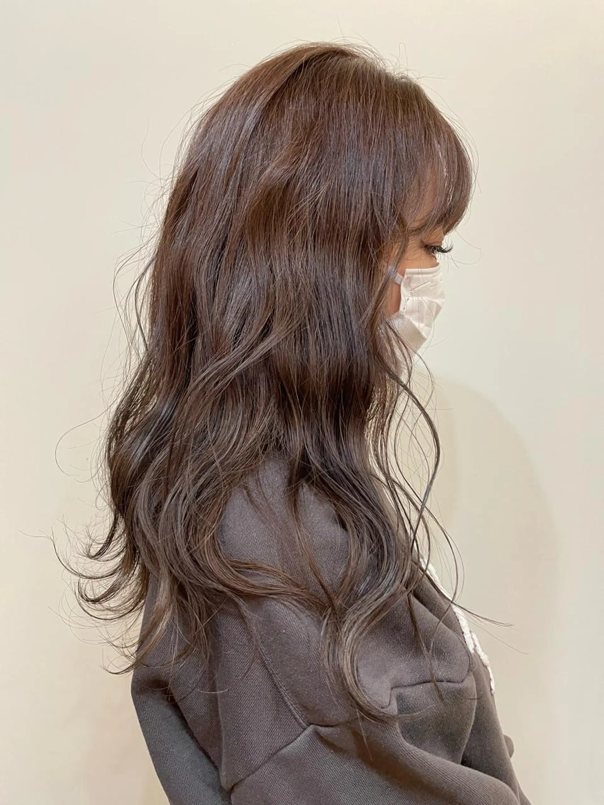 ロング カラー パーマ ヘアアレンジ アッシュ 透明感カラー ラベンダーカラー ラベンダーアッシュ 大阪/梅田すぐ /パーマ落とし専門店のヘアスタイル